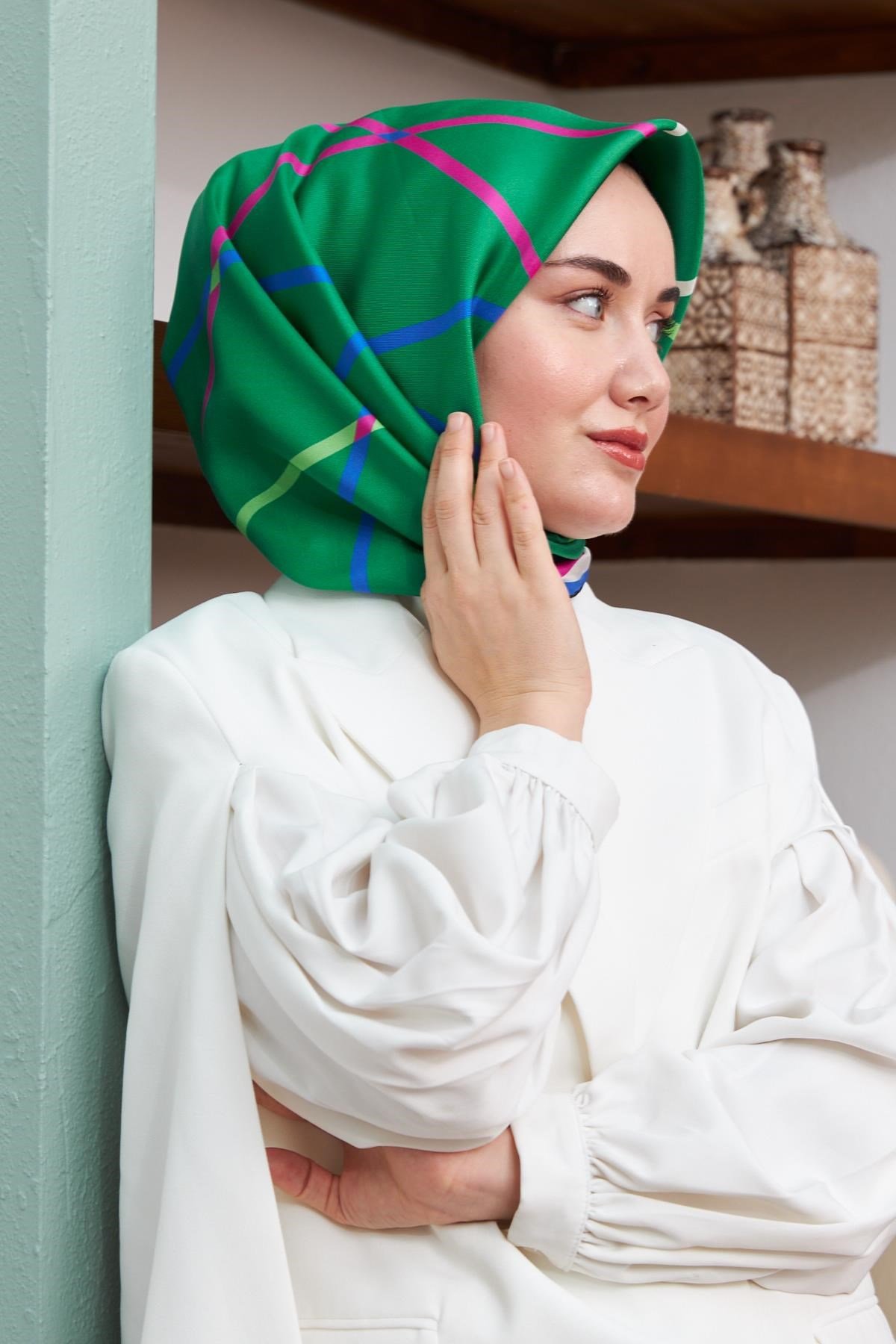 Silk Home Sura (Saten) İpek Eşarp 11394-S10