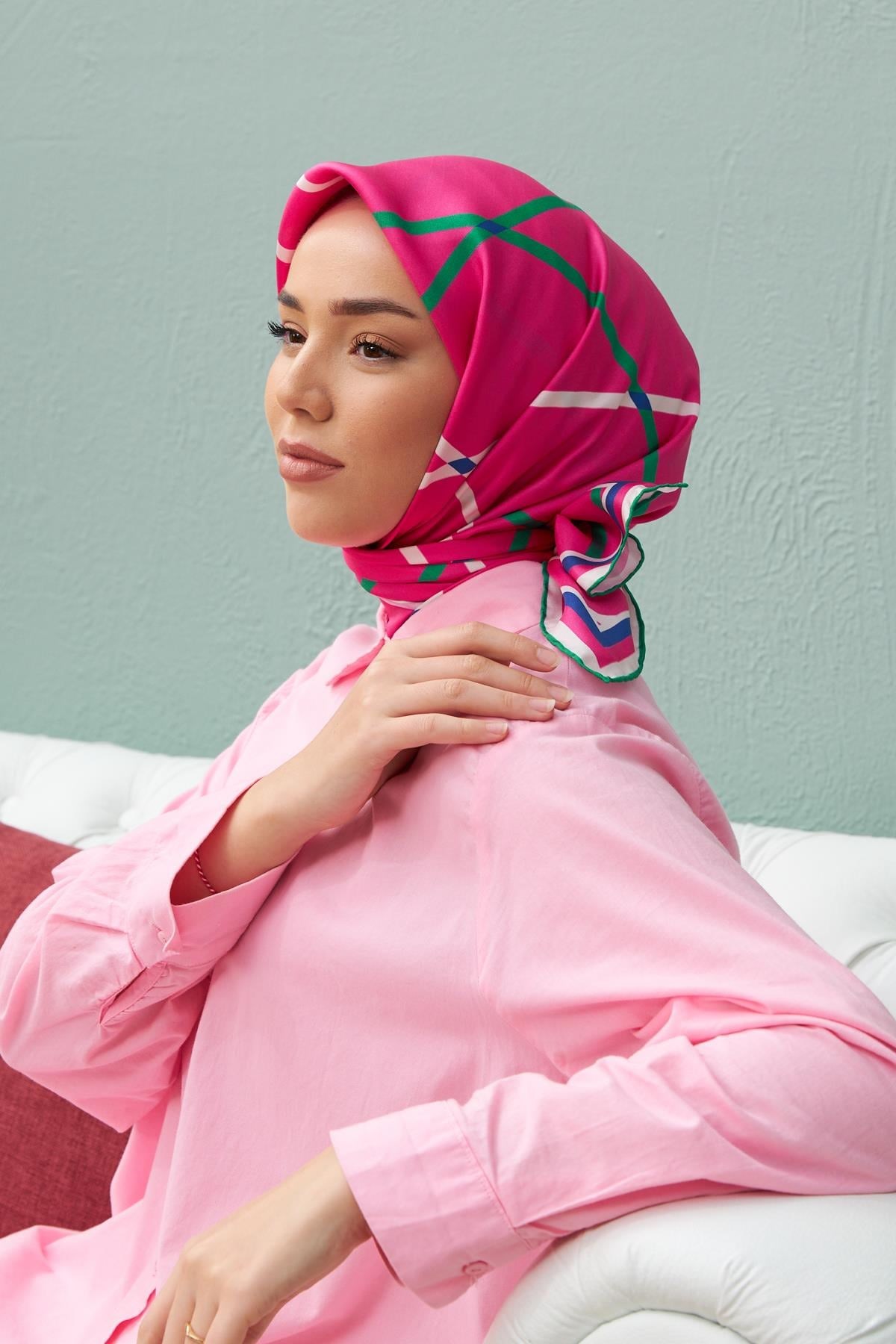 Silk Home Sura (Saten) İpek Eşarp 11394-S27