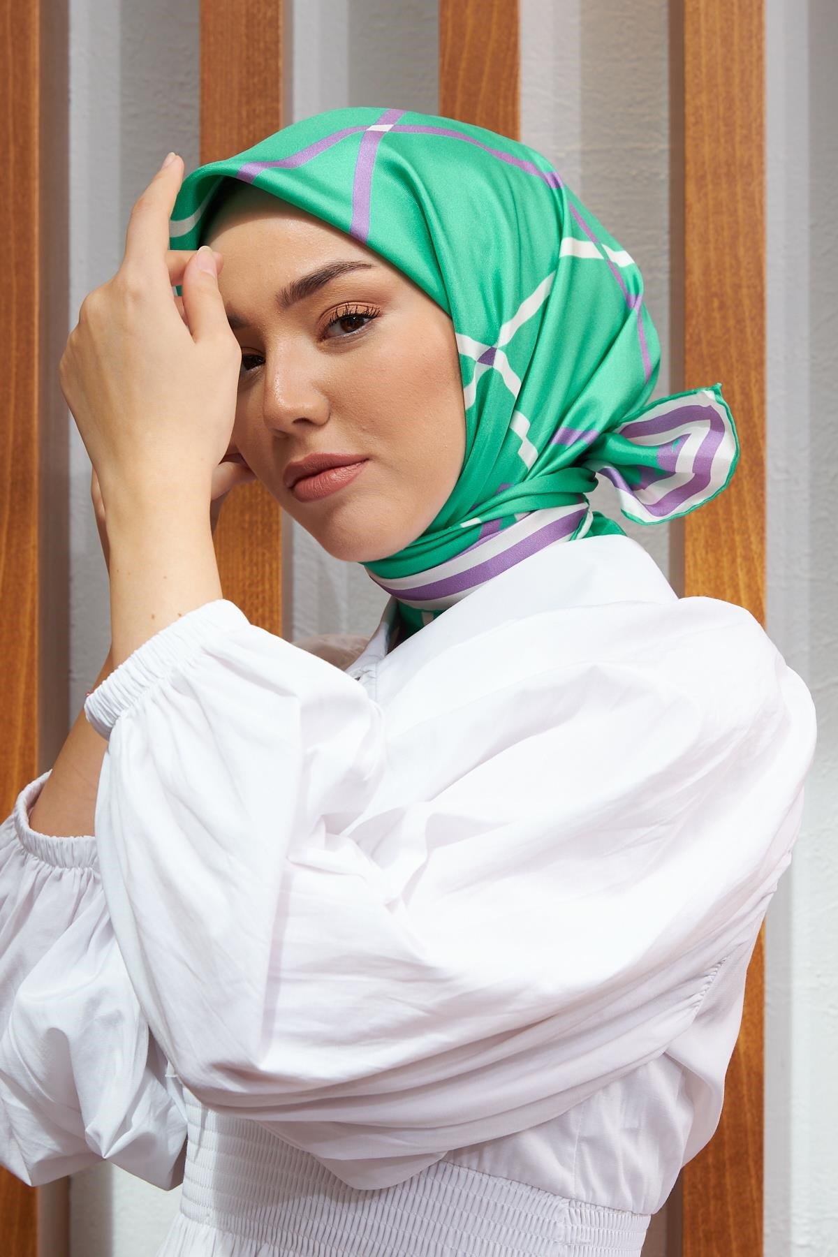 Silk Home Sura (Saten) İpek Eşarp 11394-S23