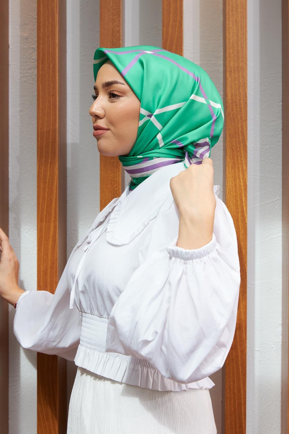 Silk Home Sura (Saten) İpek Eşarp 11394-S23