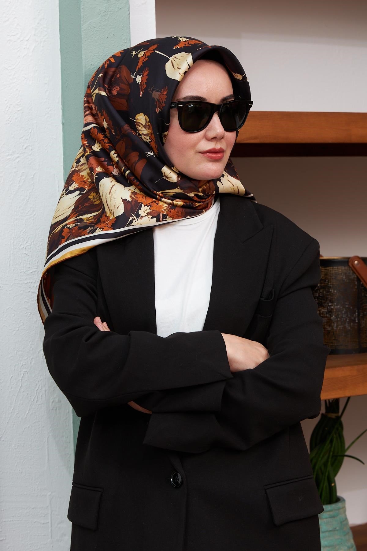 Silk Home Sura (Saten) İpek Eşarp 11395-S05