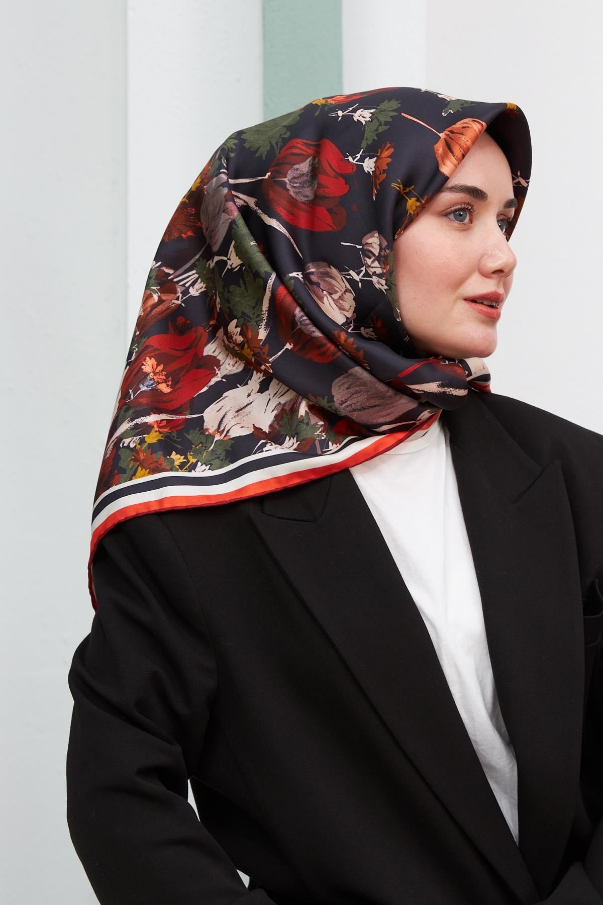 Silk Home Sura (Saten) İpek Eşarp 11395-S07