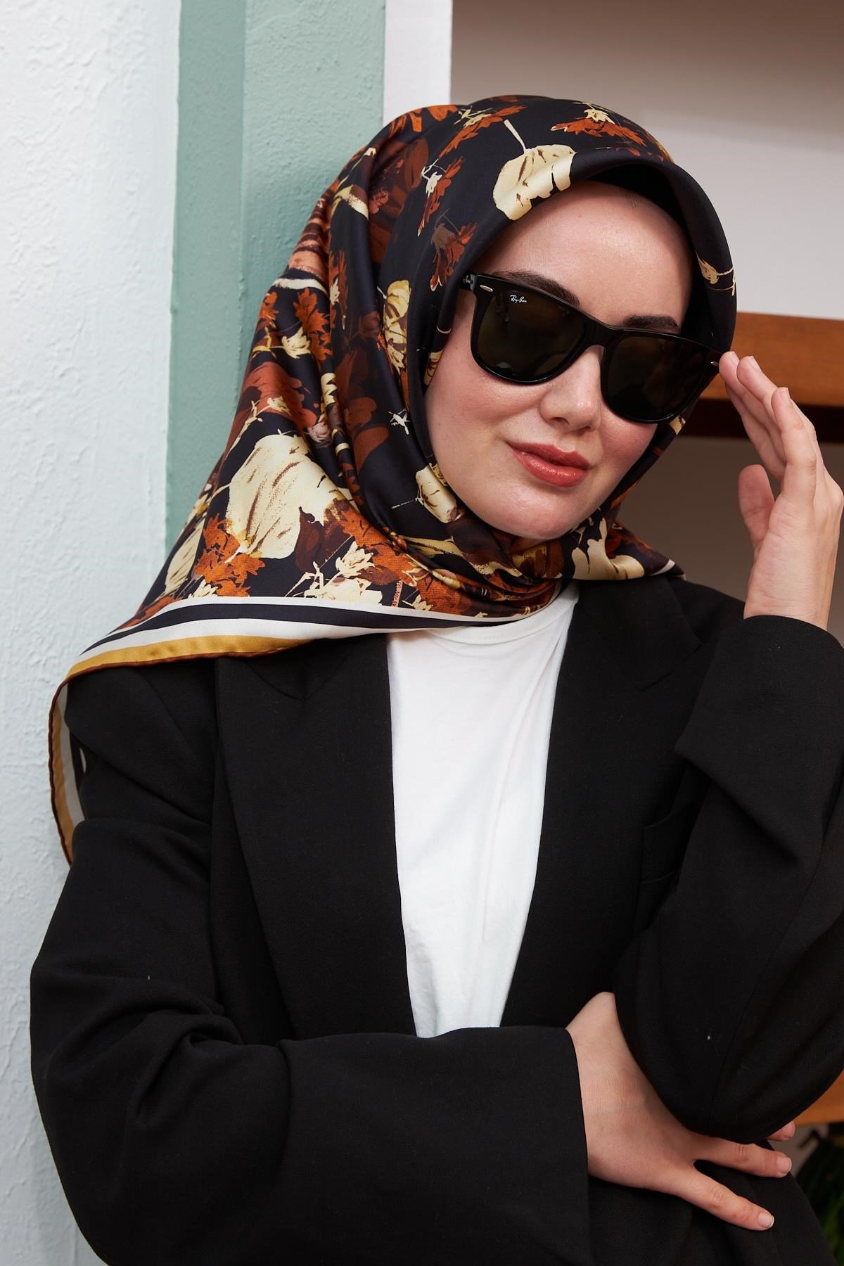 Silk Home Sura (Saten) İpek Eşarp 11395-S05
