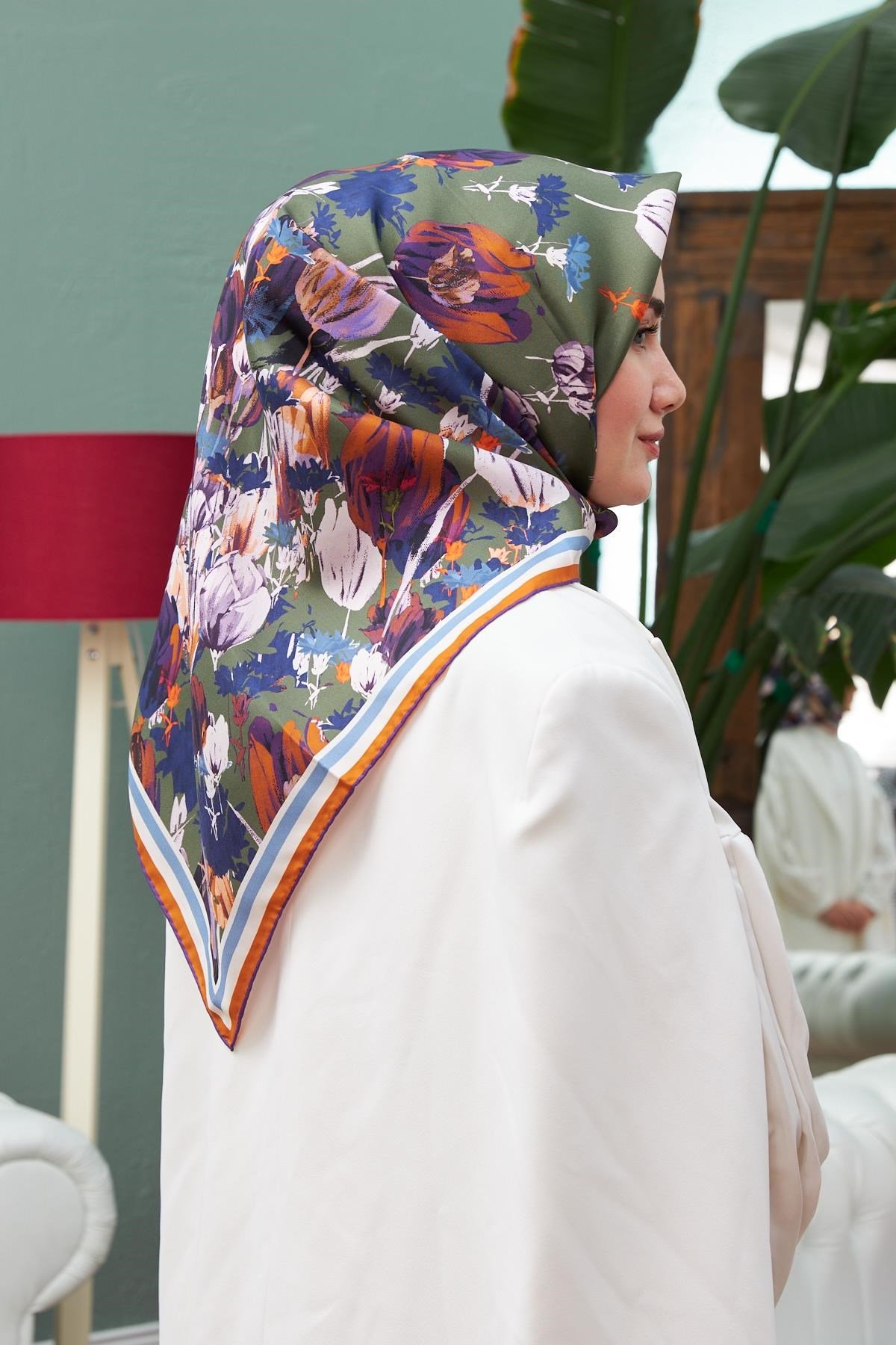 Silk Home Sura (Saten) İpek Eşarp 11395-S13