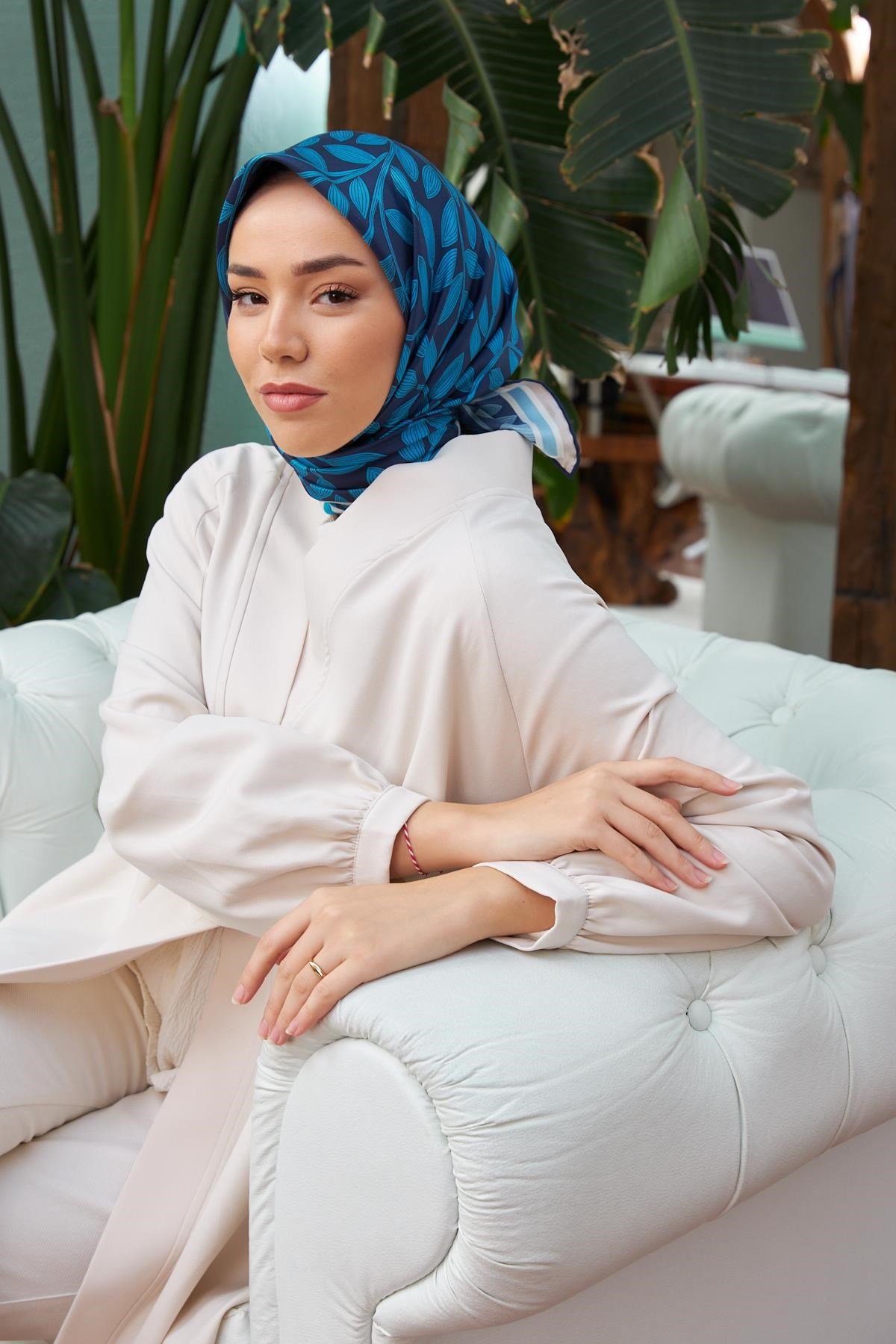 Silk Home Sura (Saten) İpek Eşarp 11397-S05