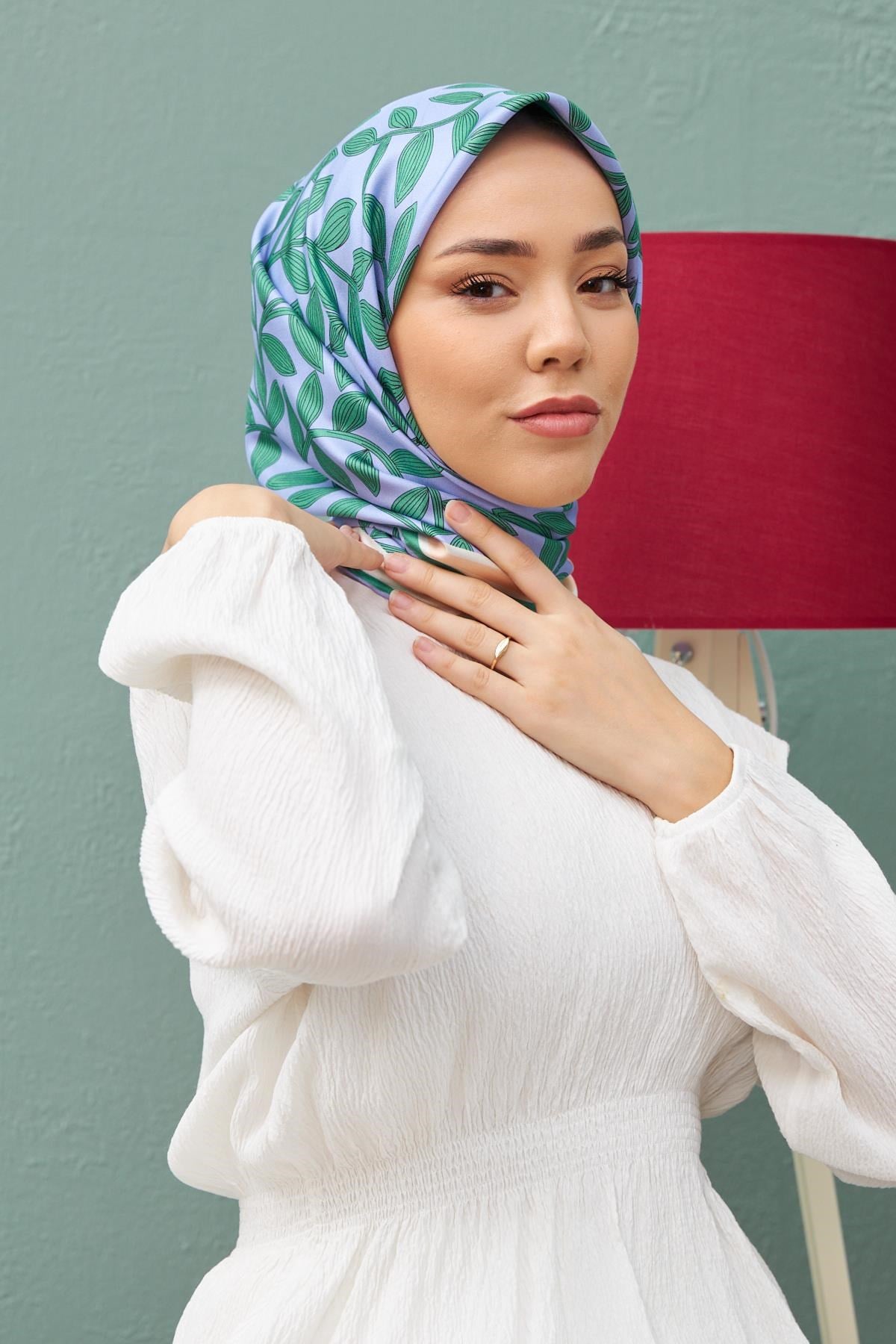 Silk Home Sura (Saten) İpek Eşarp 11397-S25