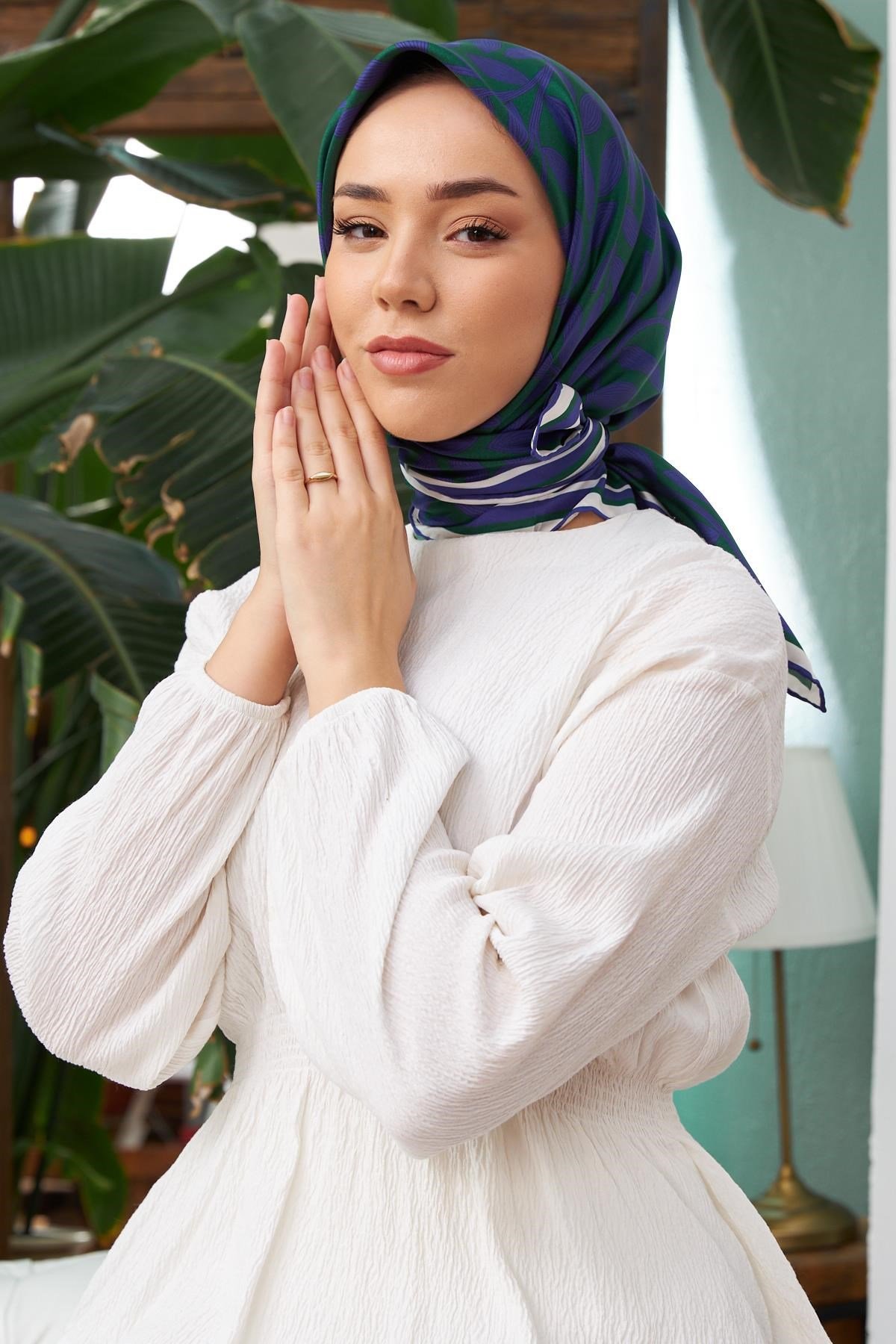 Silk Home Sura (Saten) İpek Eşarp 11397-S22