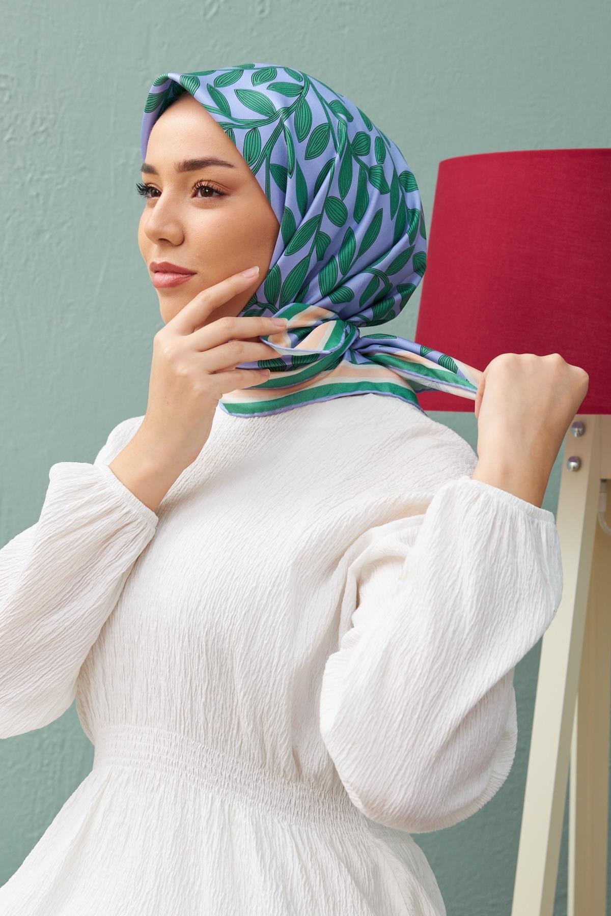 Silk Home Sura (Saten) İpek Eşarp 11397-S25