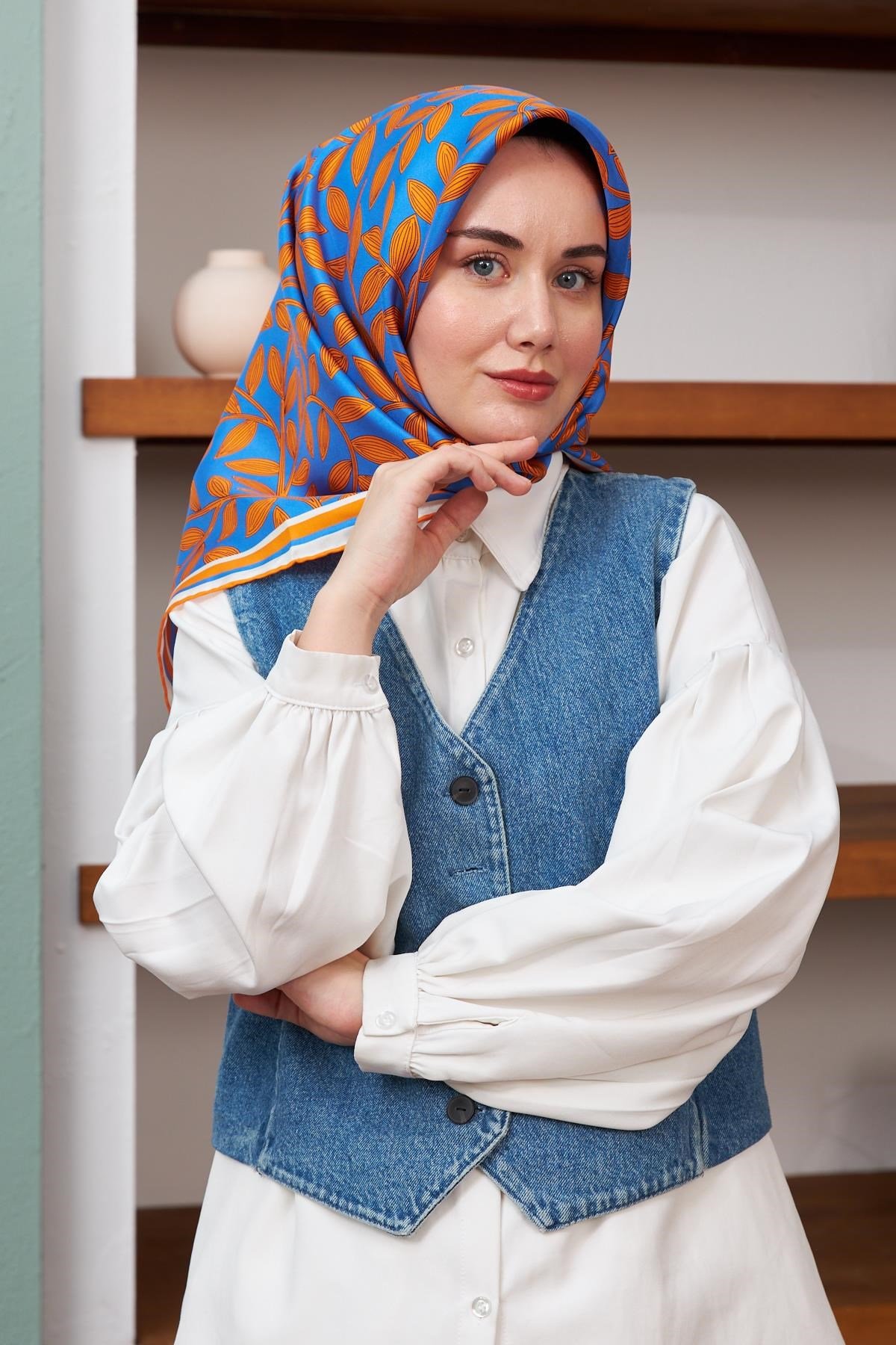 Silk Home Sura (Saten) İpek Eşarp 11397-S36