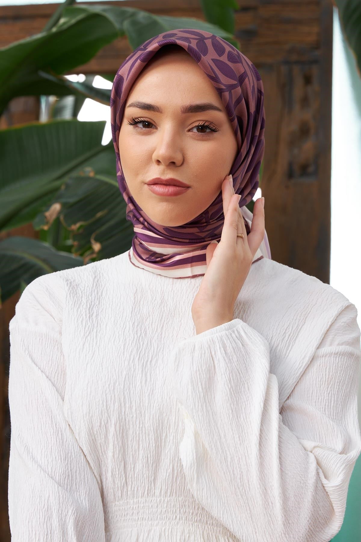 Silk Home Sura (Saten) İpek Eşarp 11397-S32
