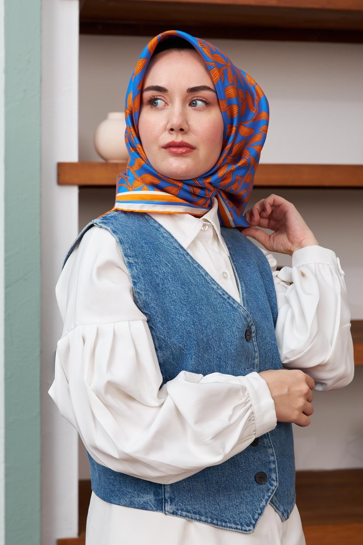 Silk Home Sura (Saten) İpek Eşarp 11397-S36