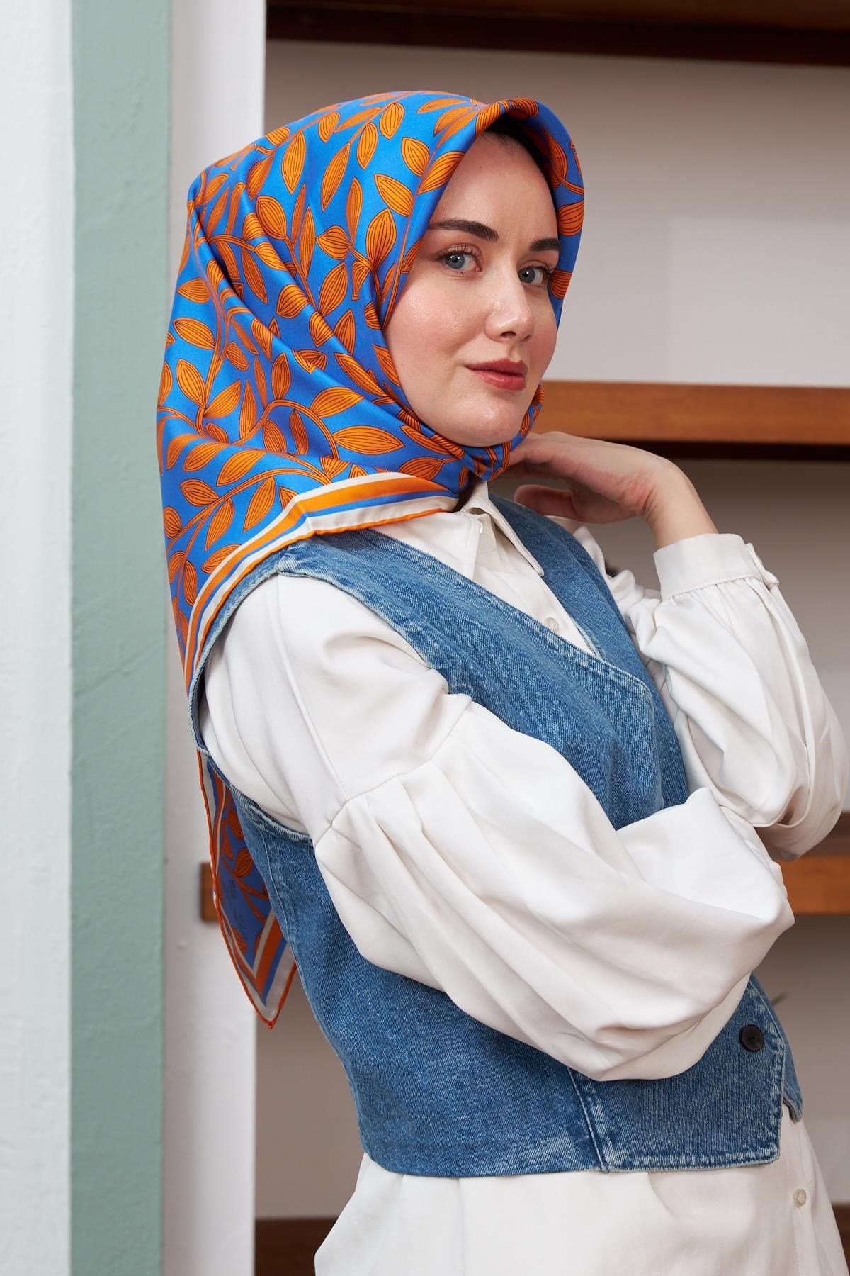 Silk Home Sura (Saten) İpek Eşarp 11397-S36