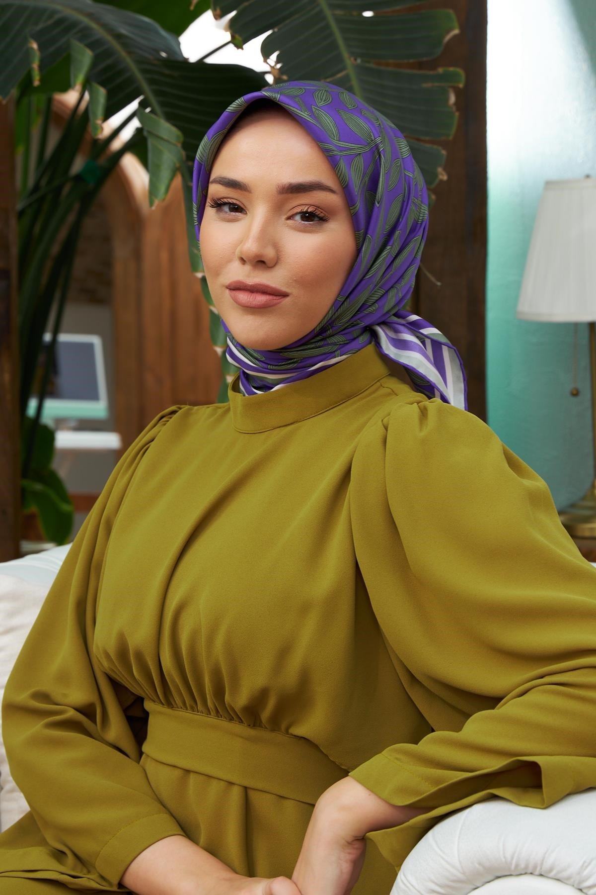 Silk Home Sura (Saten) İpek Eşarp 11397-S40