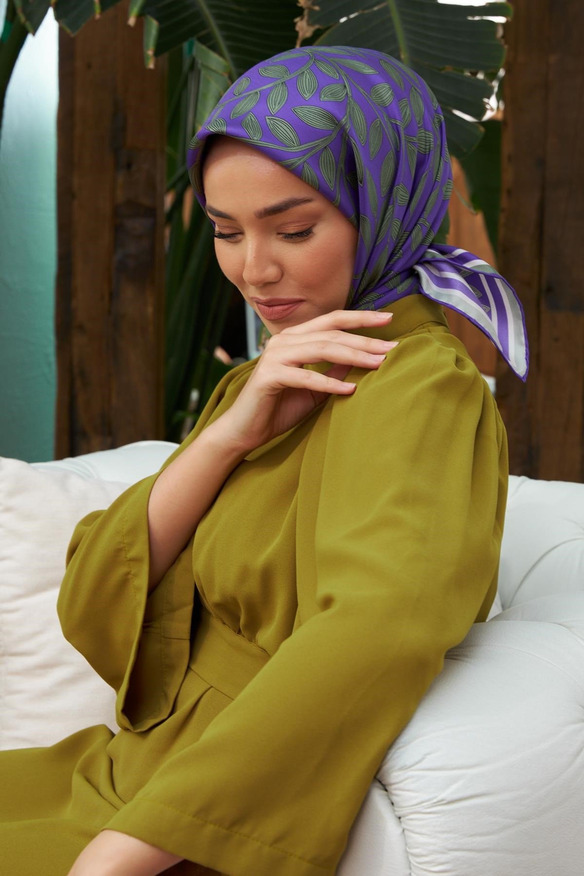 Silk Home Sura (Saten) İpek Eşarp 11397-S40