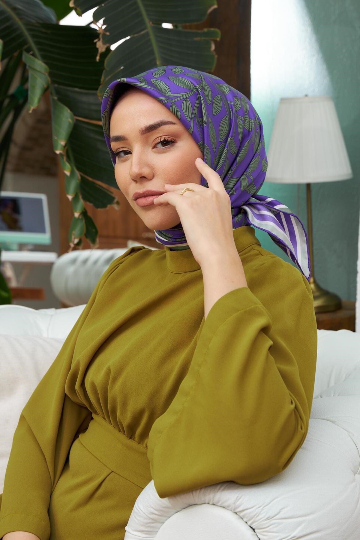 Silk Home Sura (Saten) İpek Eşarp 11397-S40