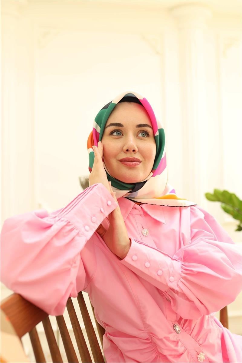 Silk Home Sura (Saten) İpek Eşarp 11398-S07