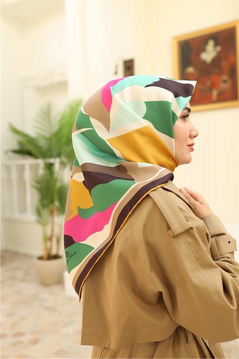 Silk Home Sura (Saten) İpek Eşarp 11398-S04