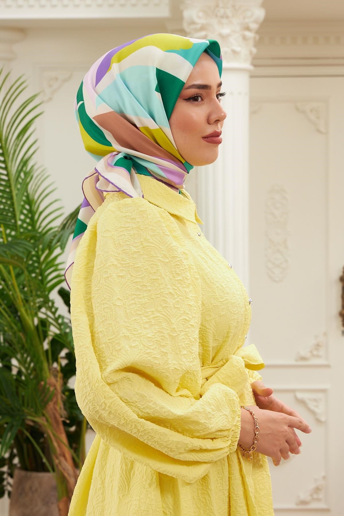 Silk Home Sura (Saten) İpek Eşarp 11398-S15