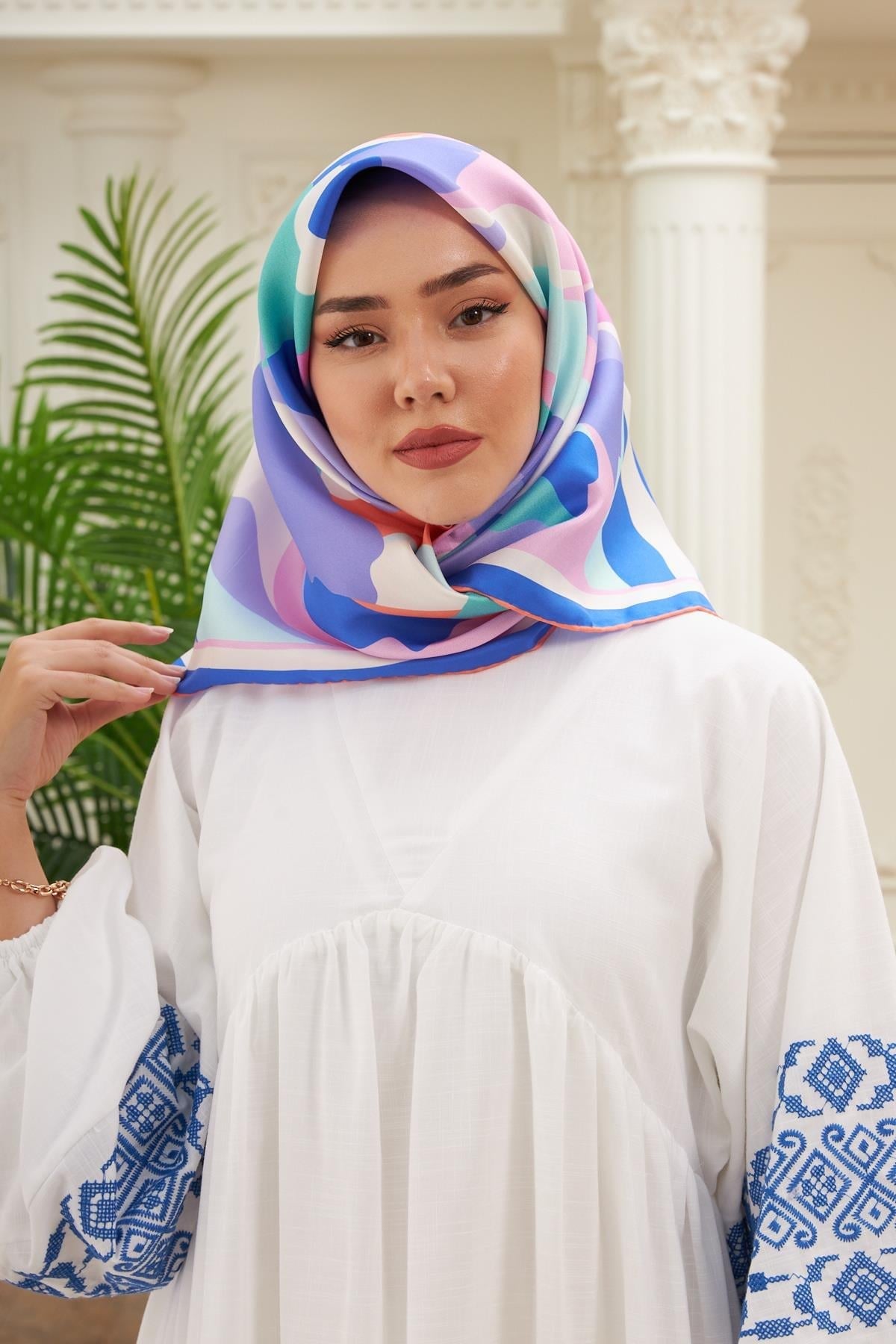 Silk Home Sura (Saten) İpek Eşarp 11398-S16