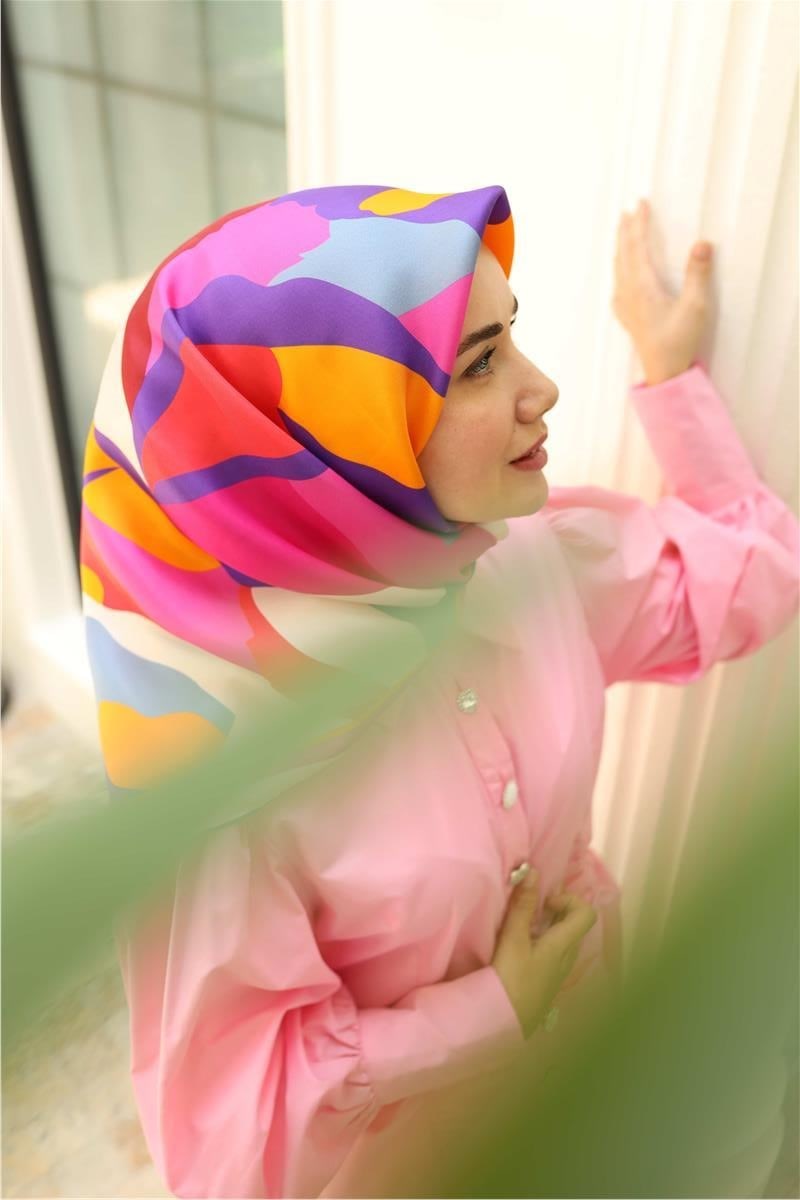 Silk Home Sura (Saten) İpek Eşarp 11398-S13