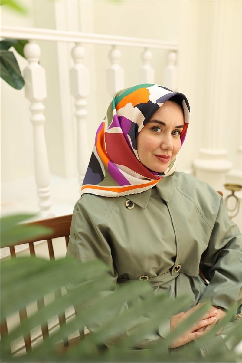 Silk Home Sura (Saten) İpek Eşarp 11398-S11