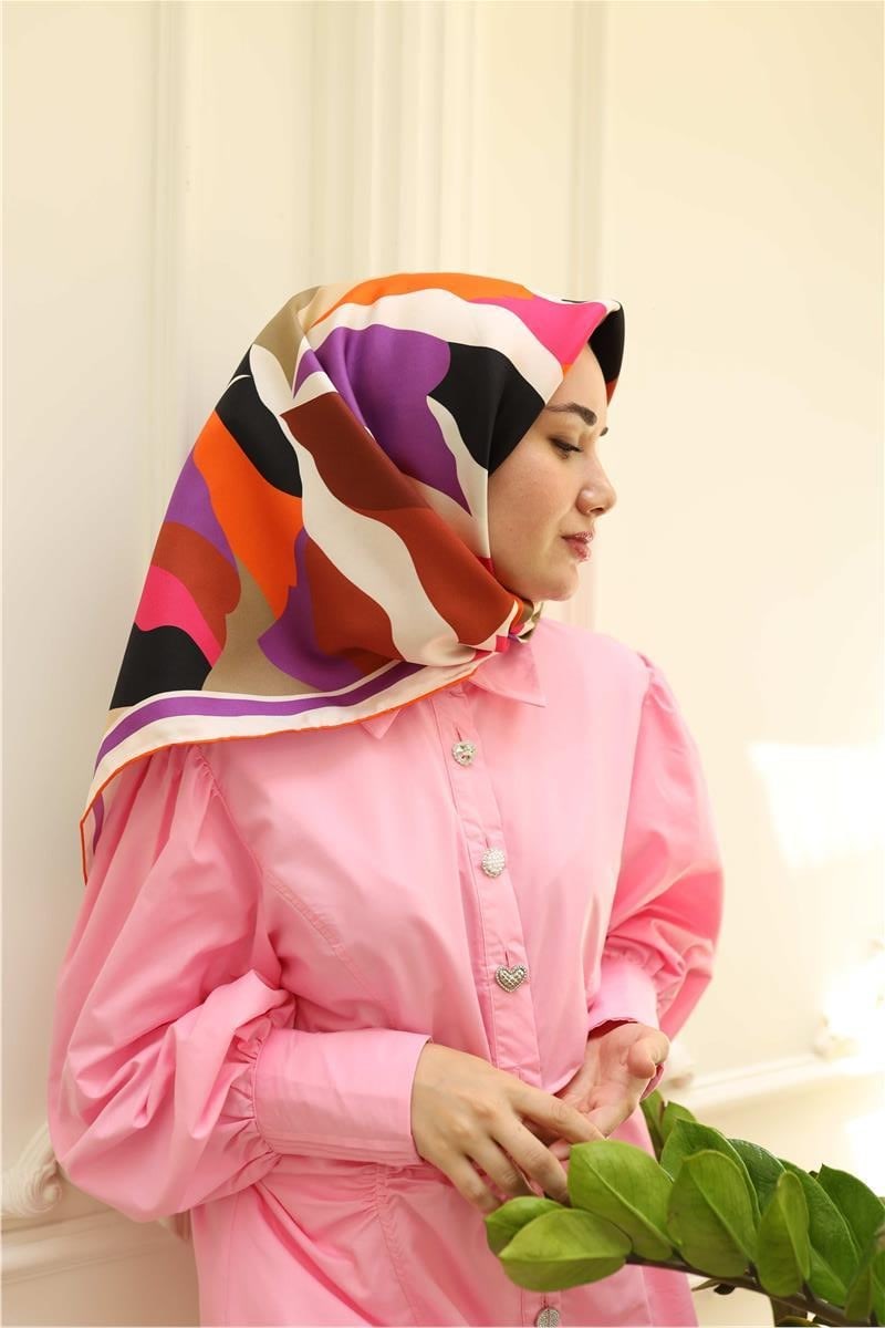 Silk Home Sura (Saten) İpek Eşarp 11398-S10