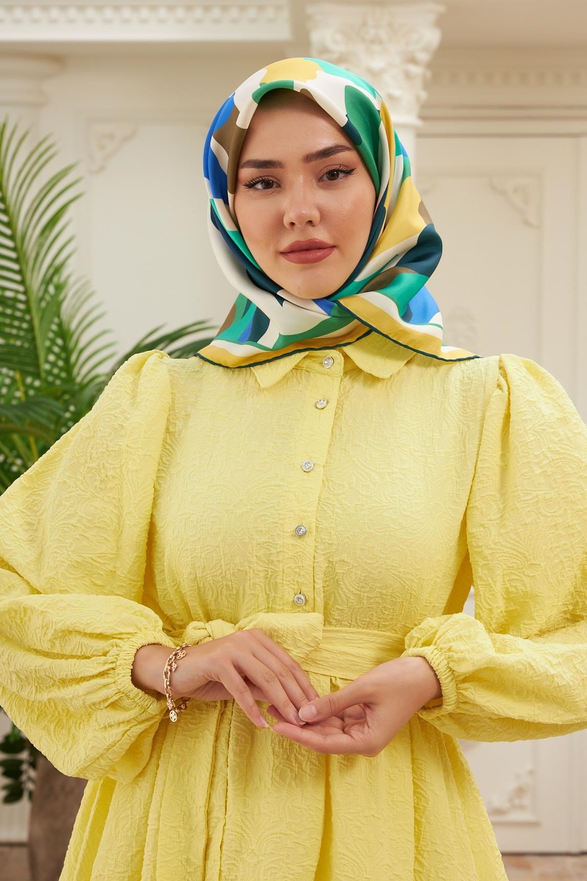 Silk Home Sura (Saten) İpek Eşarp 11398-S28