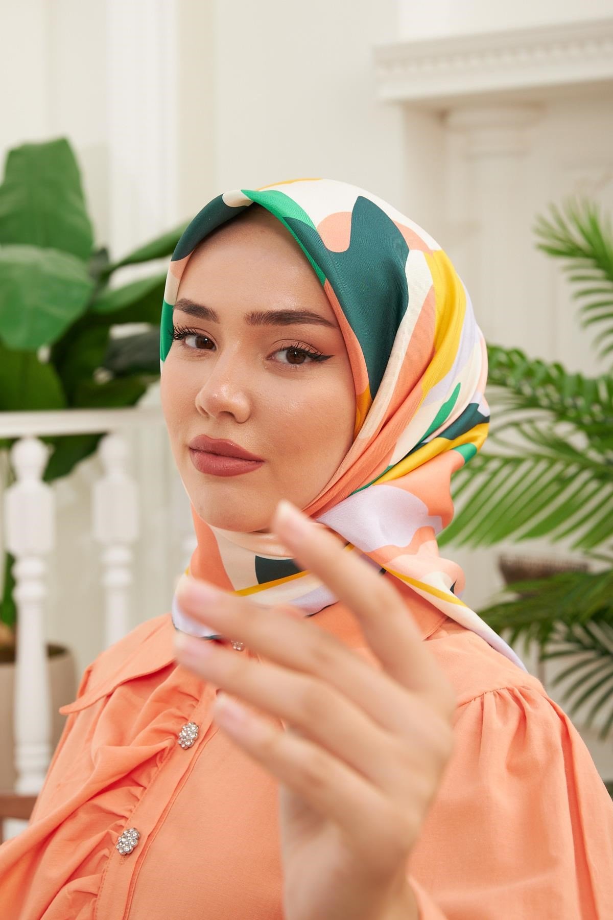 Silk Home Sura (Saten) İpek Eşarp 11398-S22