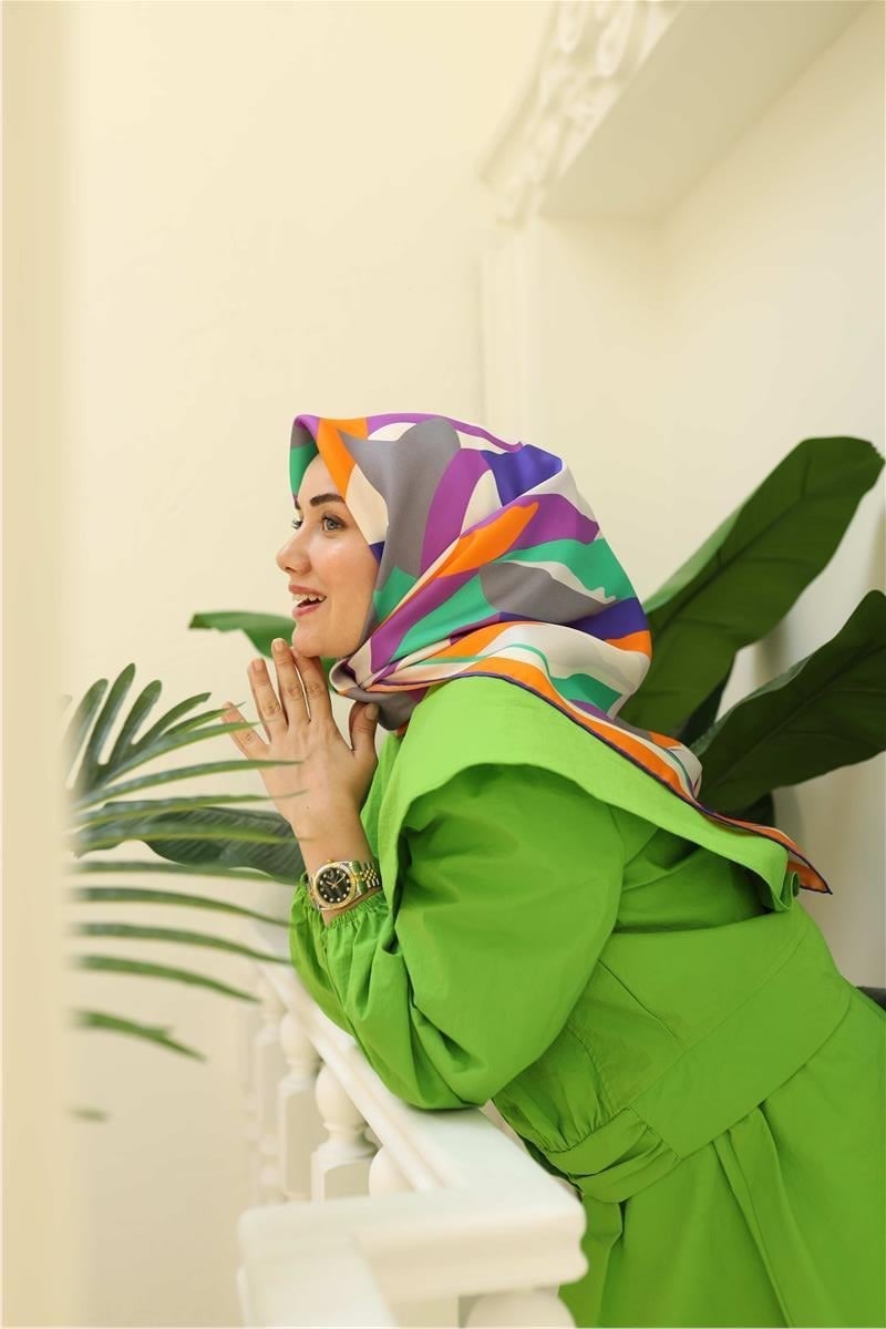 Silk Home Sura (Saten) İpek Eşarp 11398-S32