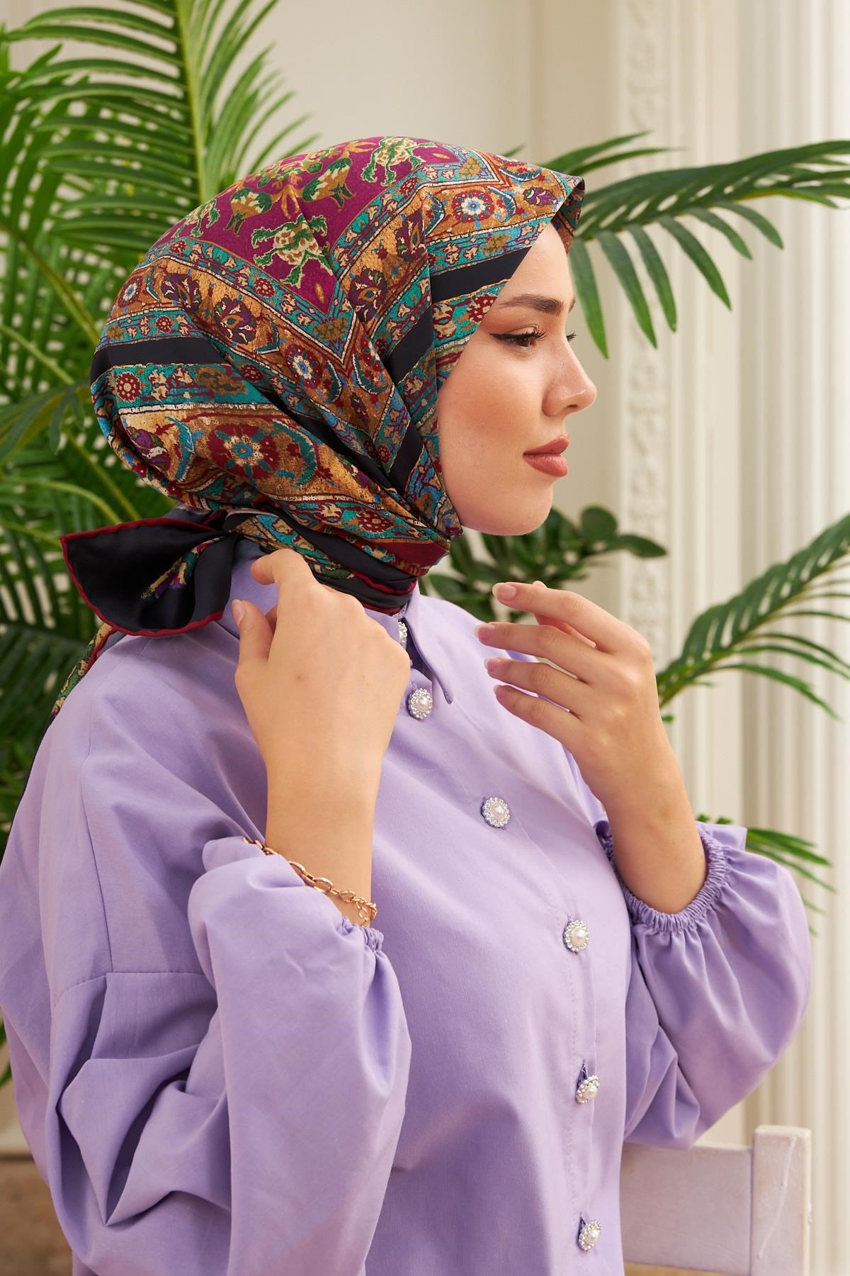 Silk Home Twill Eşarp 30058-01