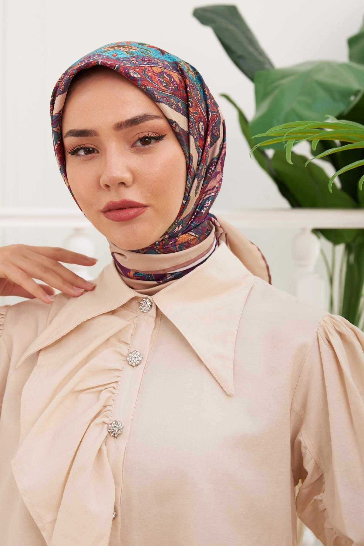 Silk Home Twill Eşarp 30058-05