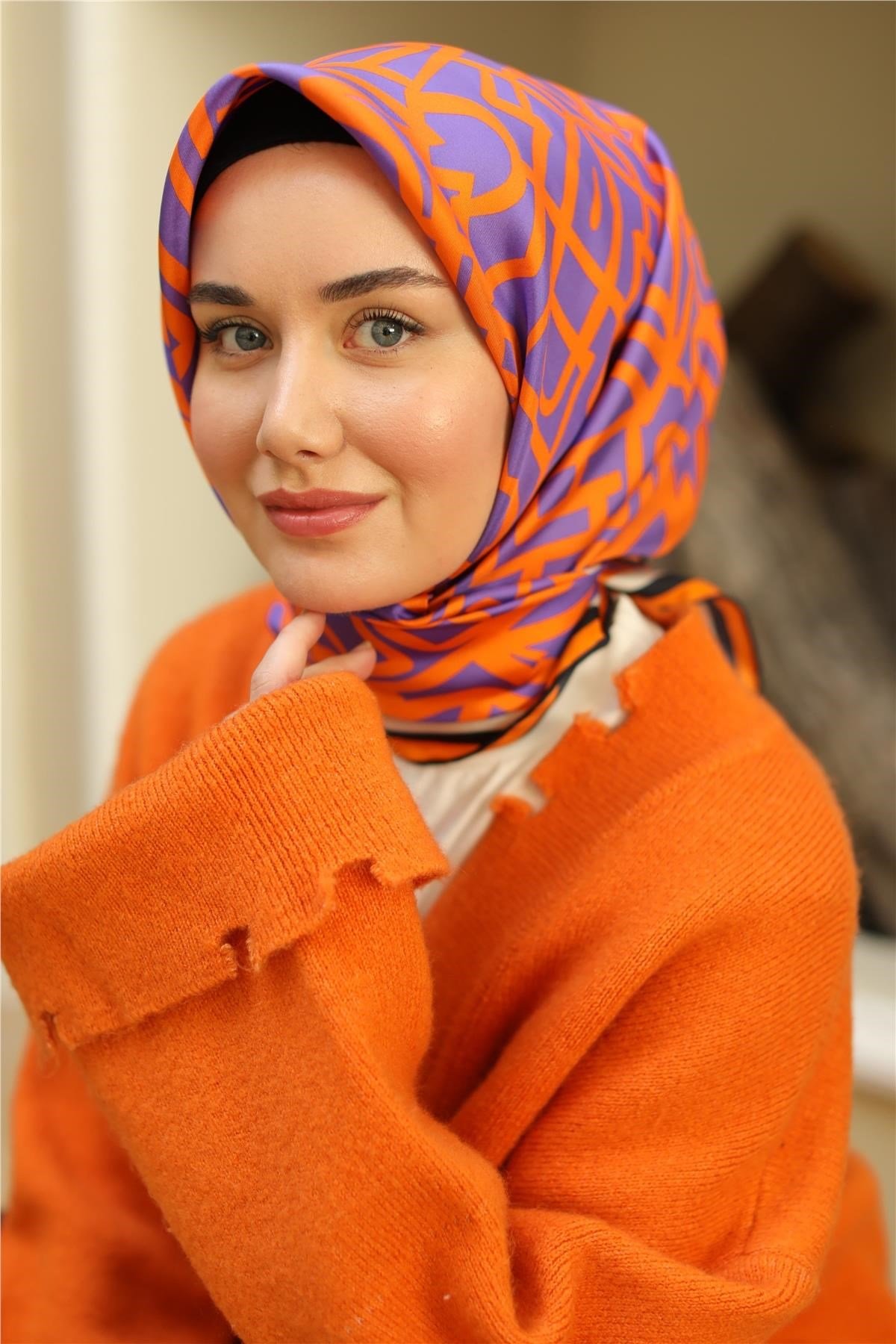 Silk Home Twill İpek Eşarp 11391-14