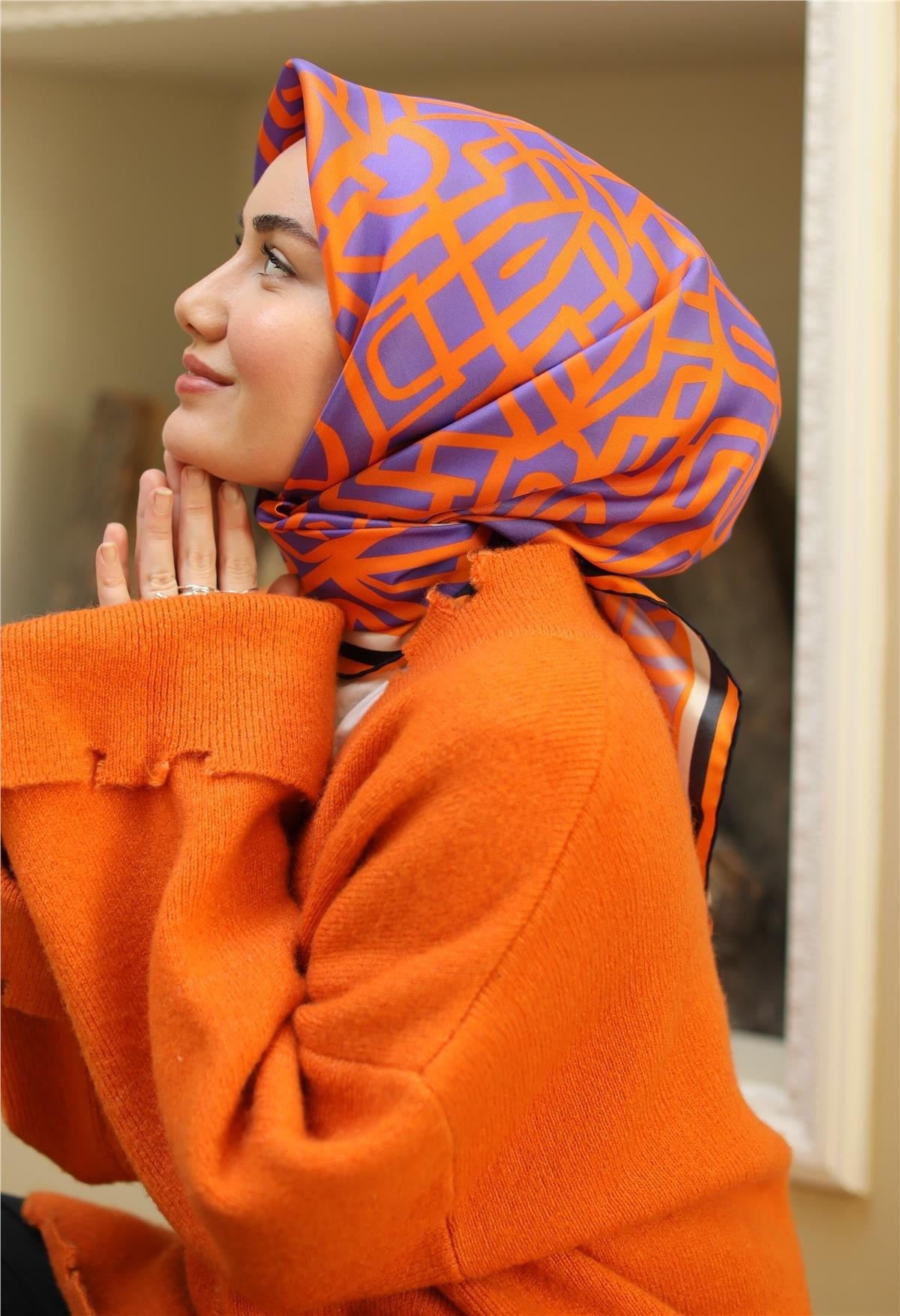 Silk Home Twill İpek Eşarp 11391-14