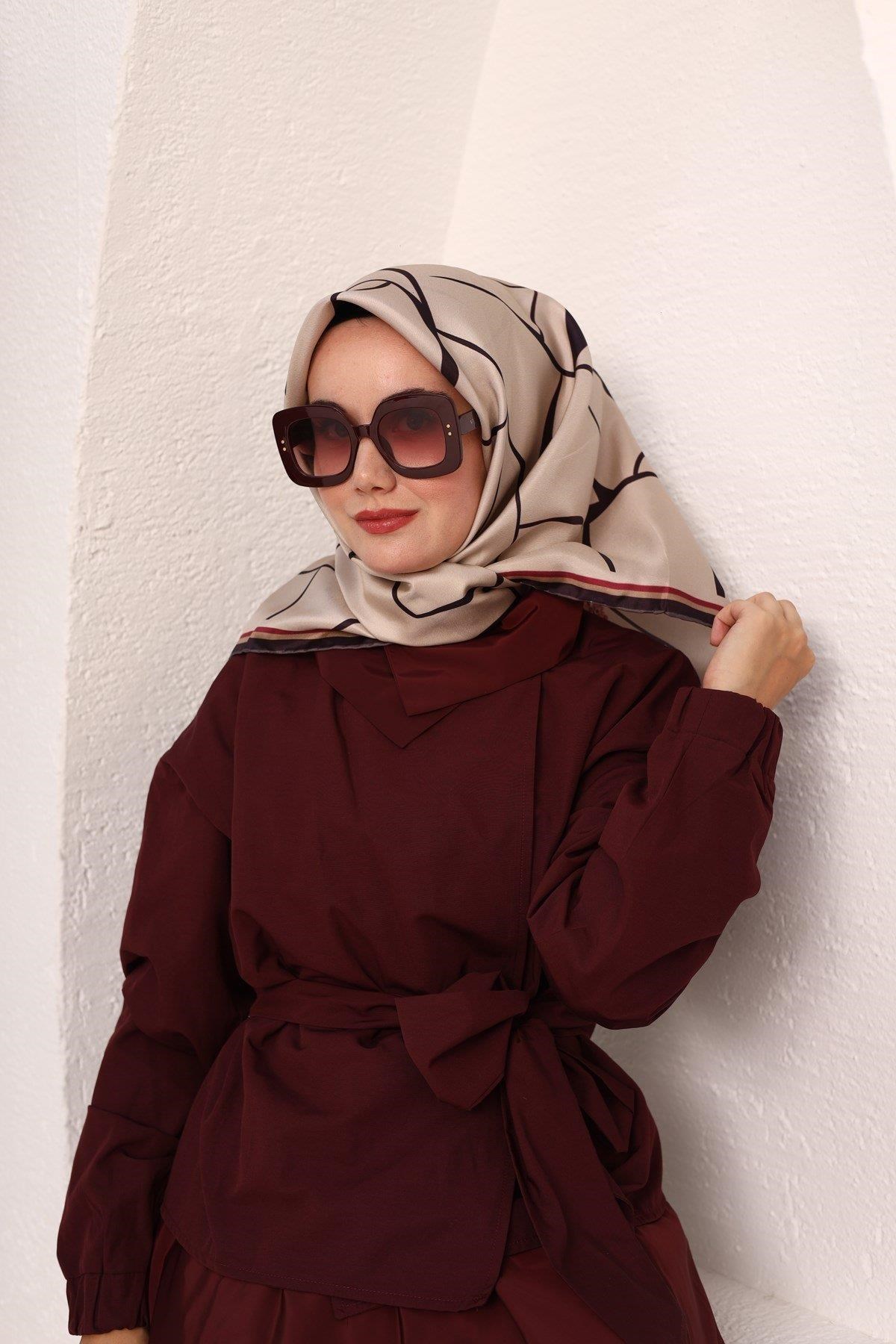 Silk Home Twill İpek Eşarp 11401-08