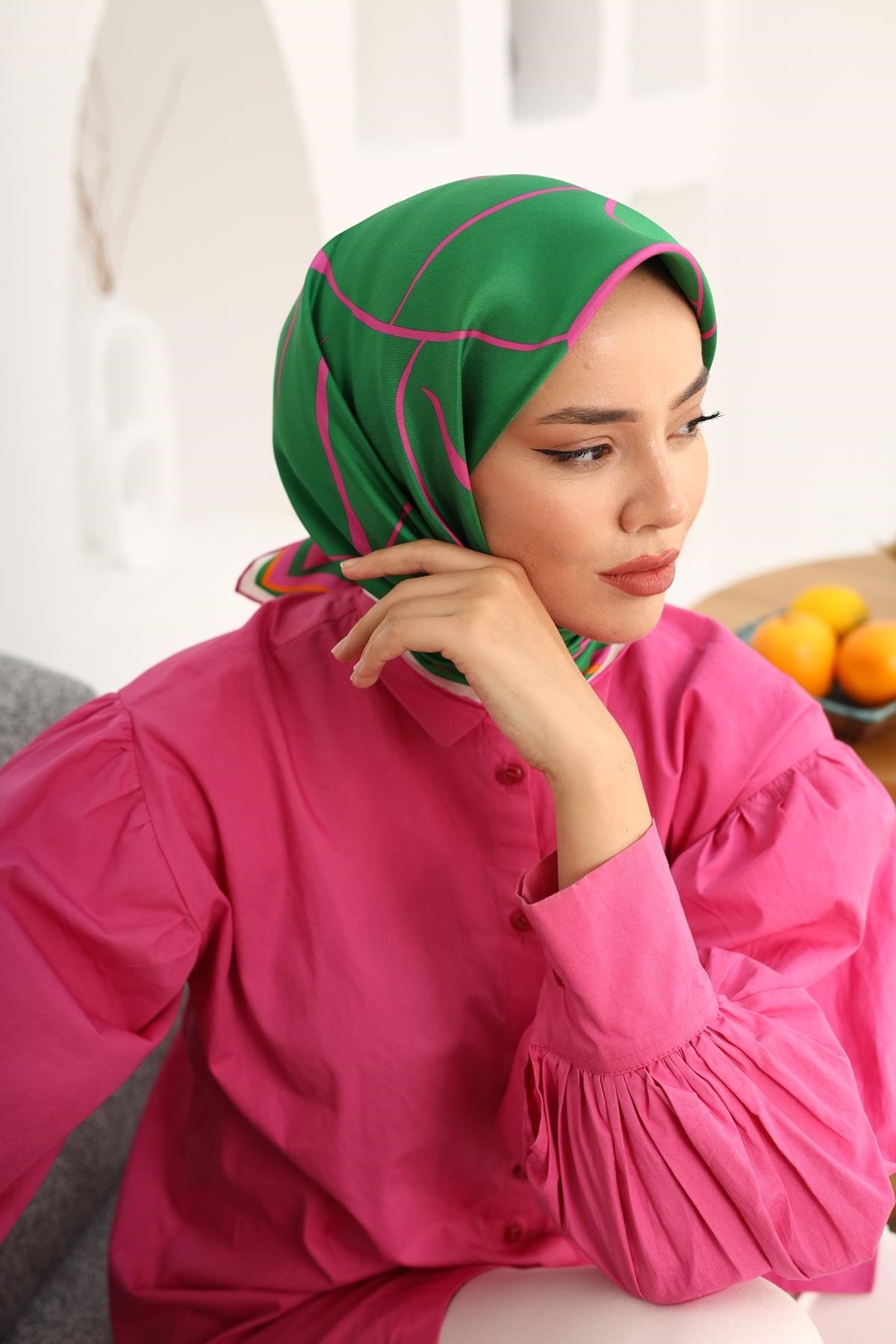 Silk Home Twill İpek Eşarp 11401-27