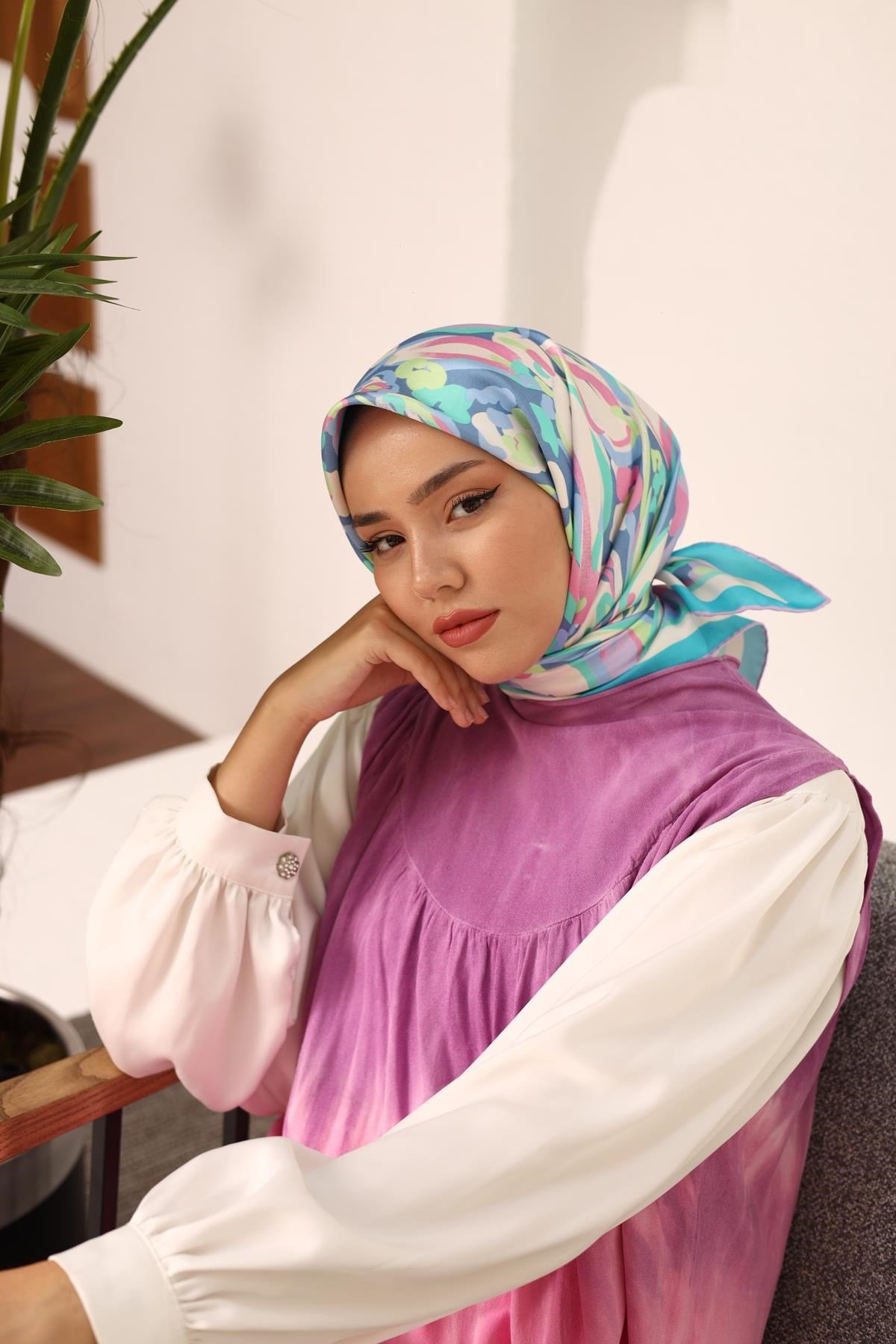 Silk Home Twill İpek Eşarp 11405-08