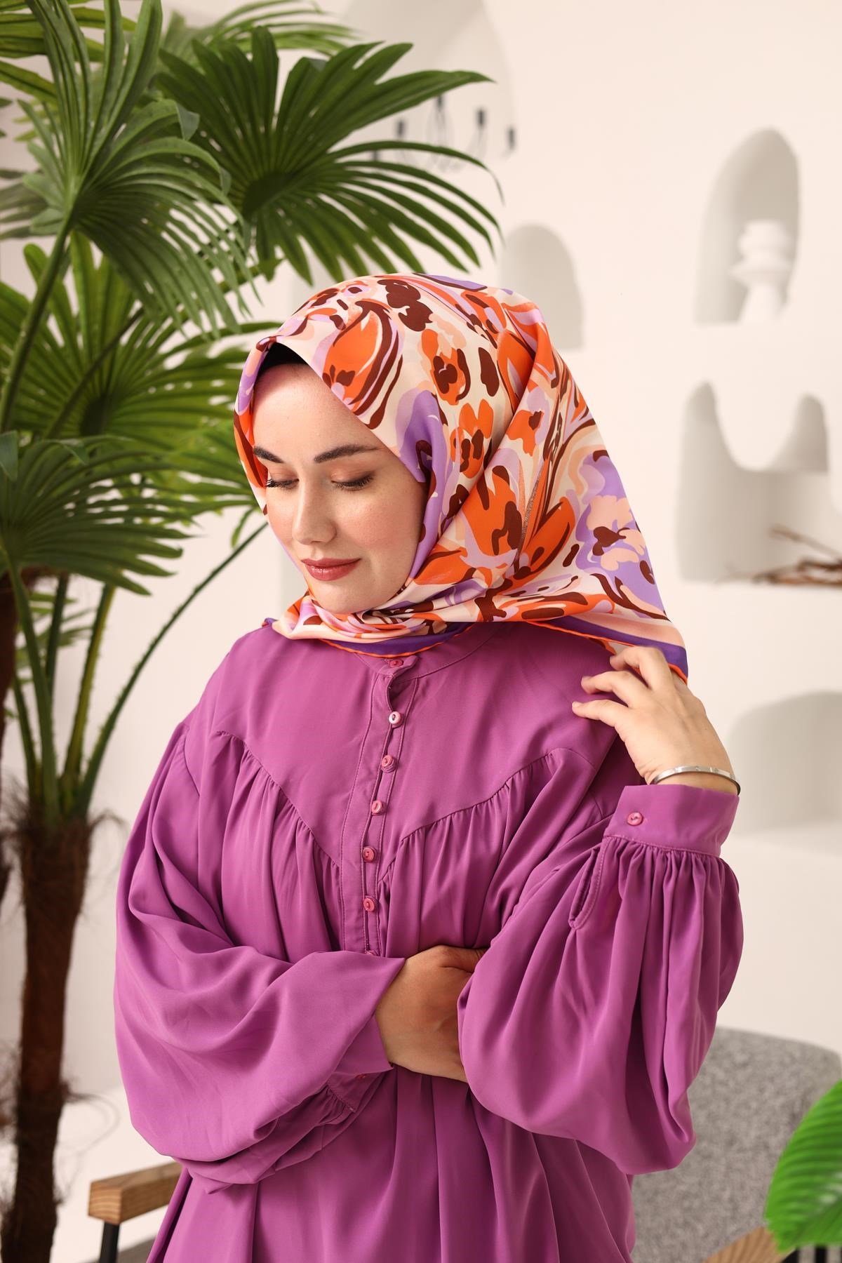 Silk Home Twill İpek Eşarp 11405-18