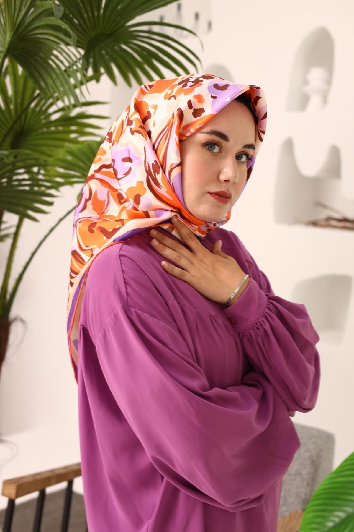 Silk Home Twill İpek Eşarp 11405-18