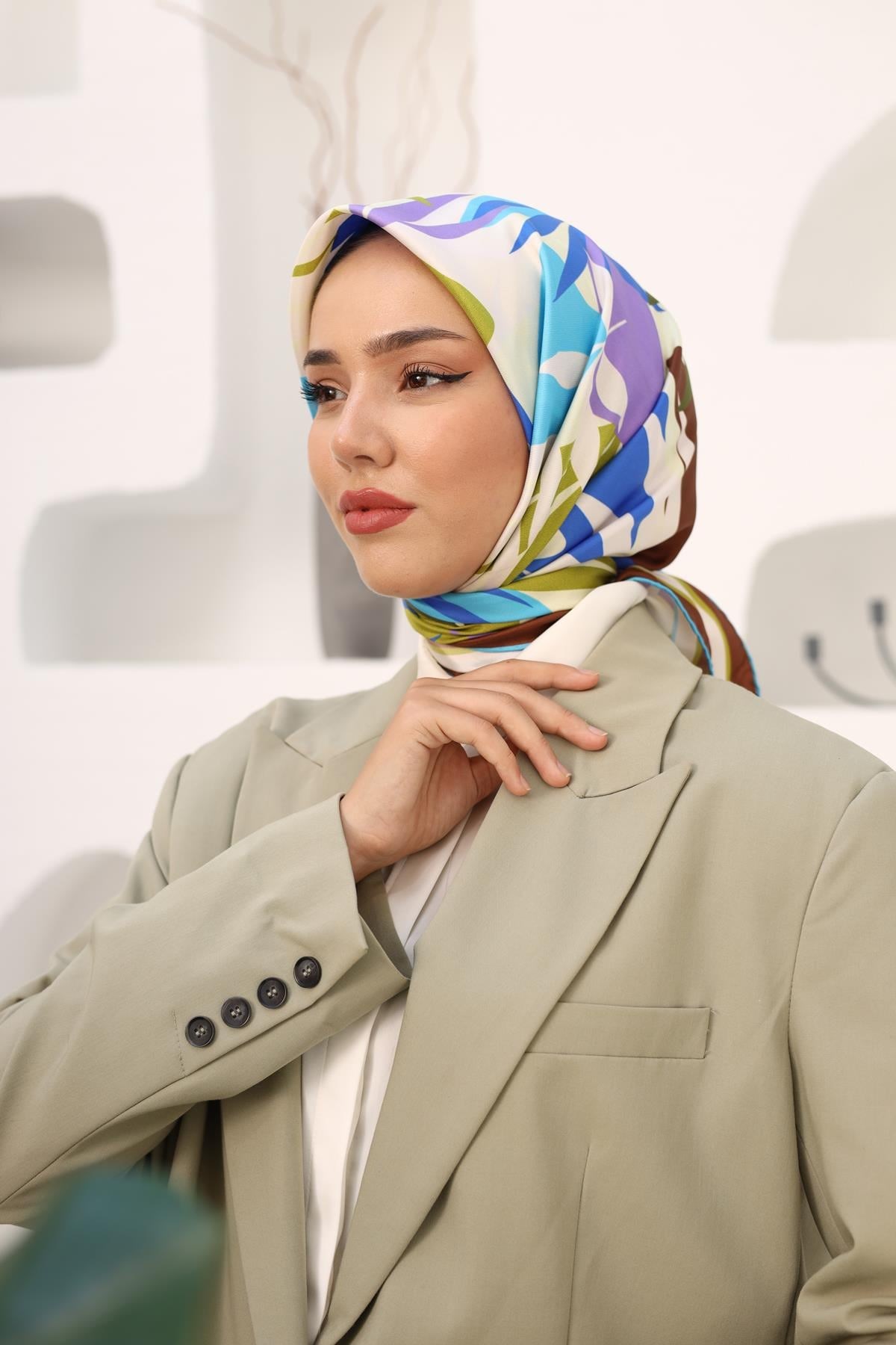 Silk Home Twill İpek Eşarp 11406-38