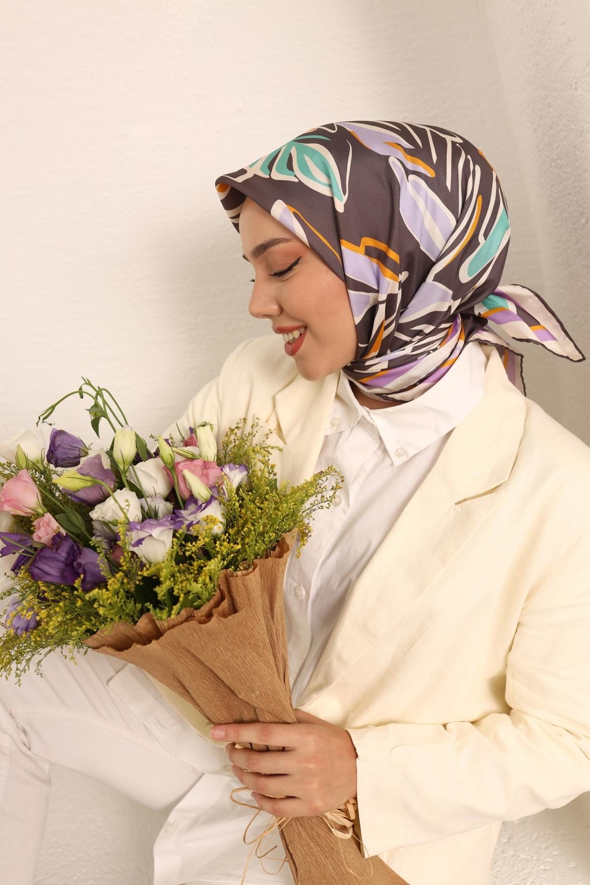 Silk Home Twill İpek Eşarp 11407-08