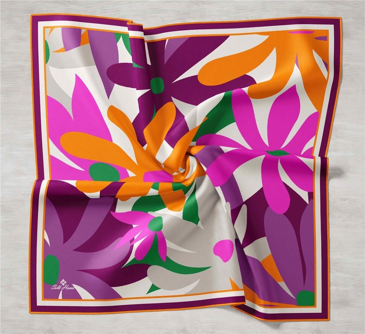 Silk Home Twill İpek Eşarp 11408-09