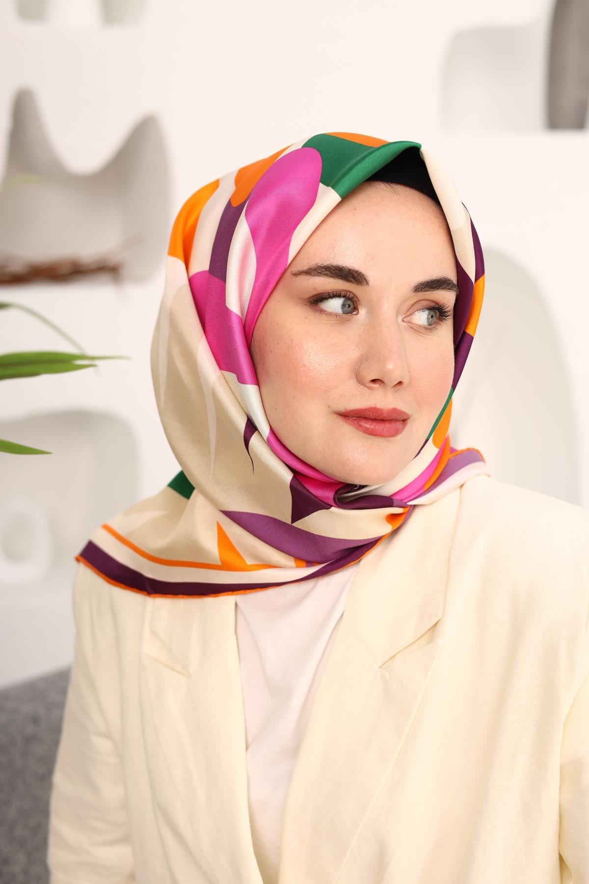 Silk Home Twill İpek Eşarp 11408-09
