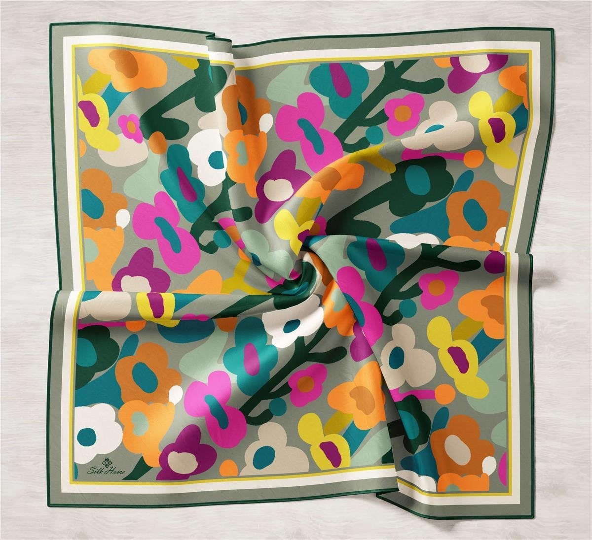 Silk Home Twill İpek Eşarp 11410-17
