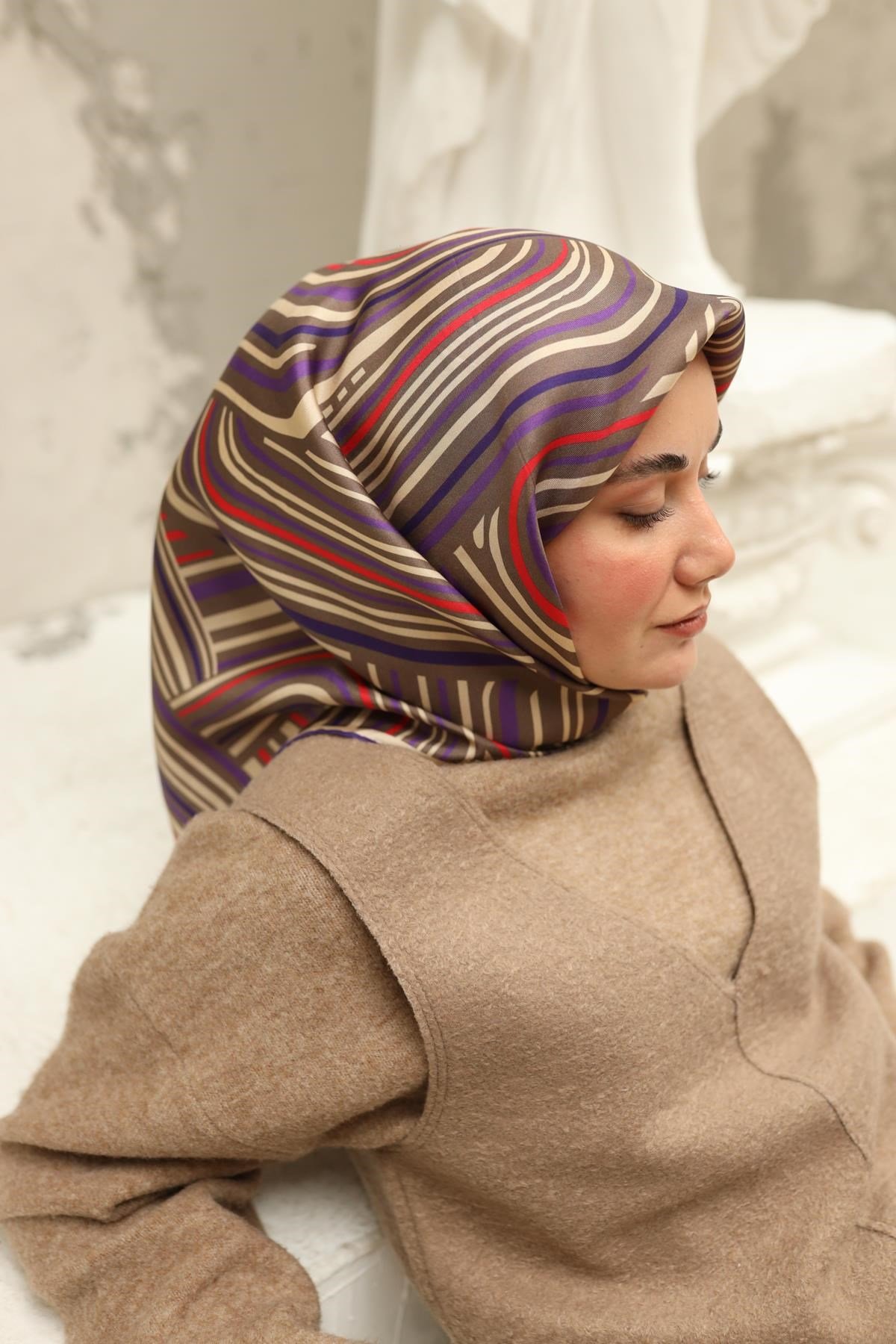 Silk Home Twill İpek Eşarp 11417-33