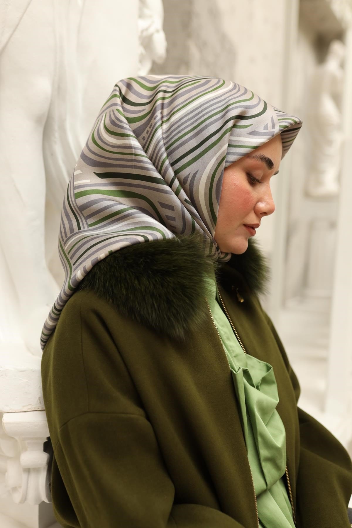 Silk Home Twill İpek Eşarp 11417-42
