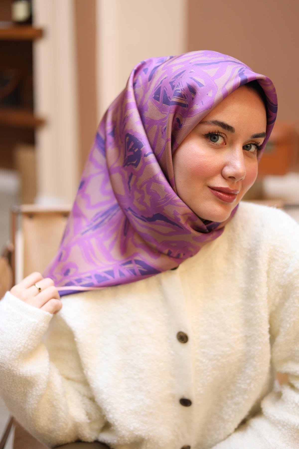 Silk Home Twill İpek Eşarp 11419-28