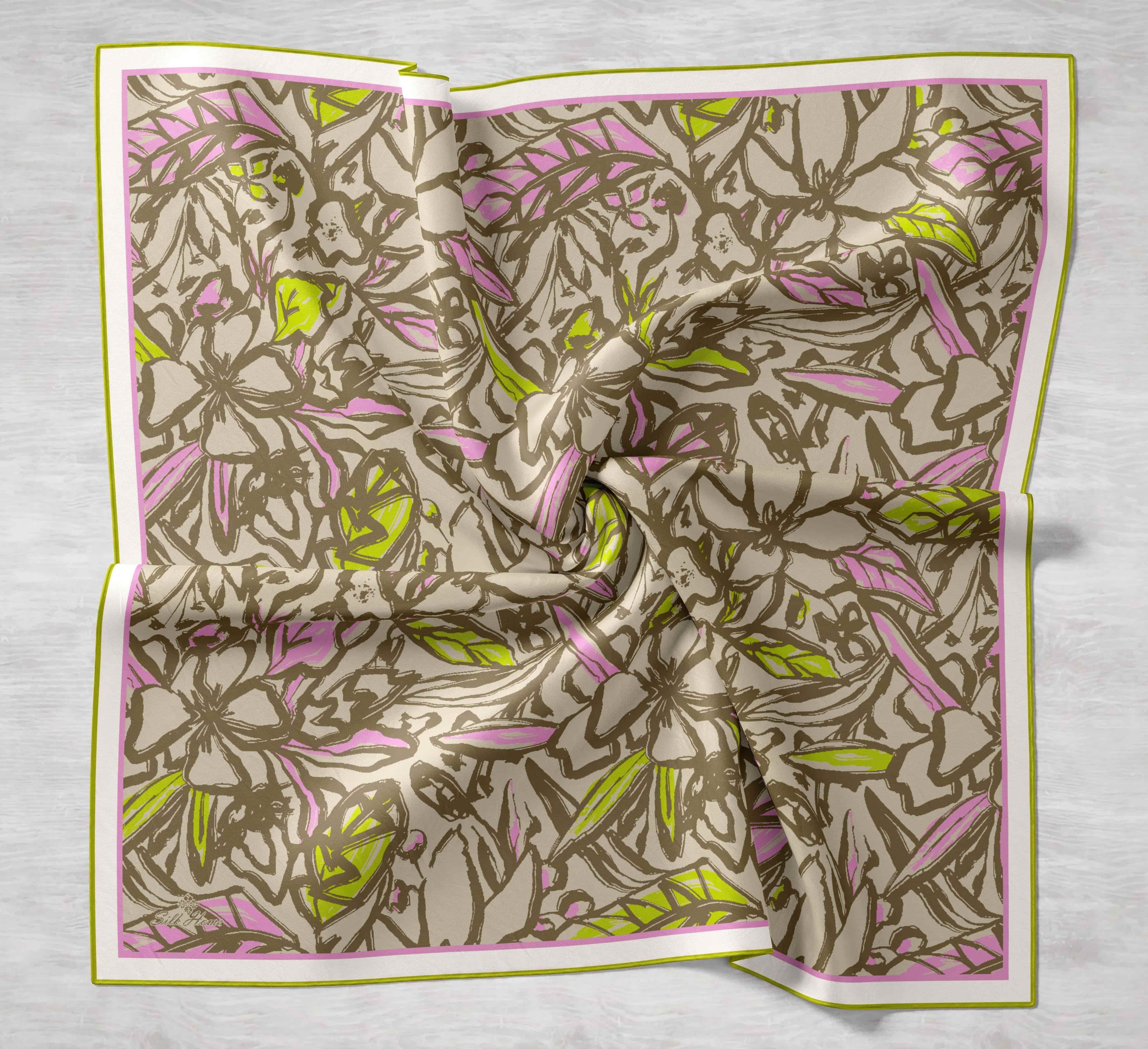 Silk Home Twill İpek Eşarp 11419-76