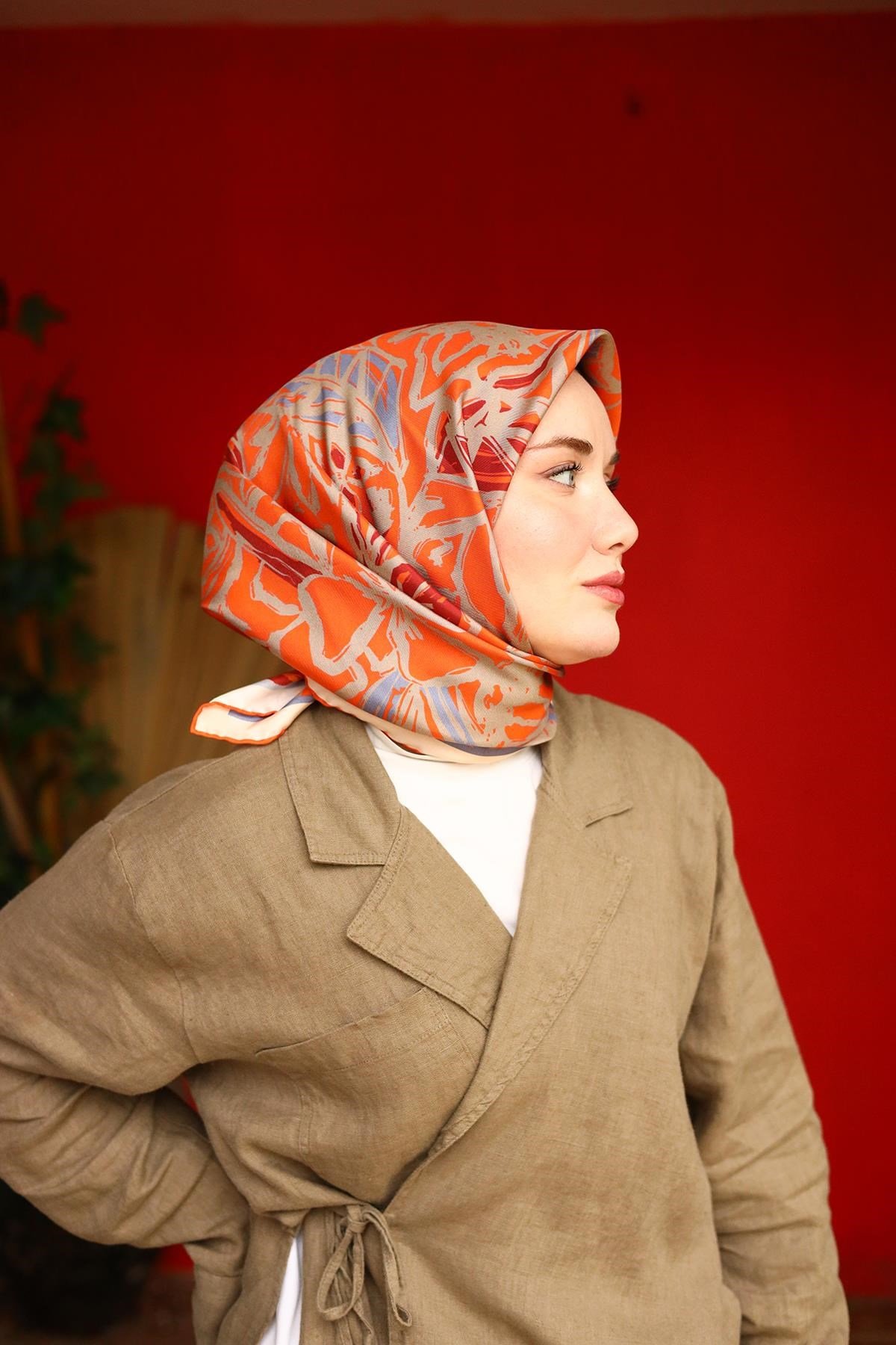 Silk Home Twill İpek Eşarp 11419-78