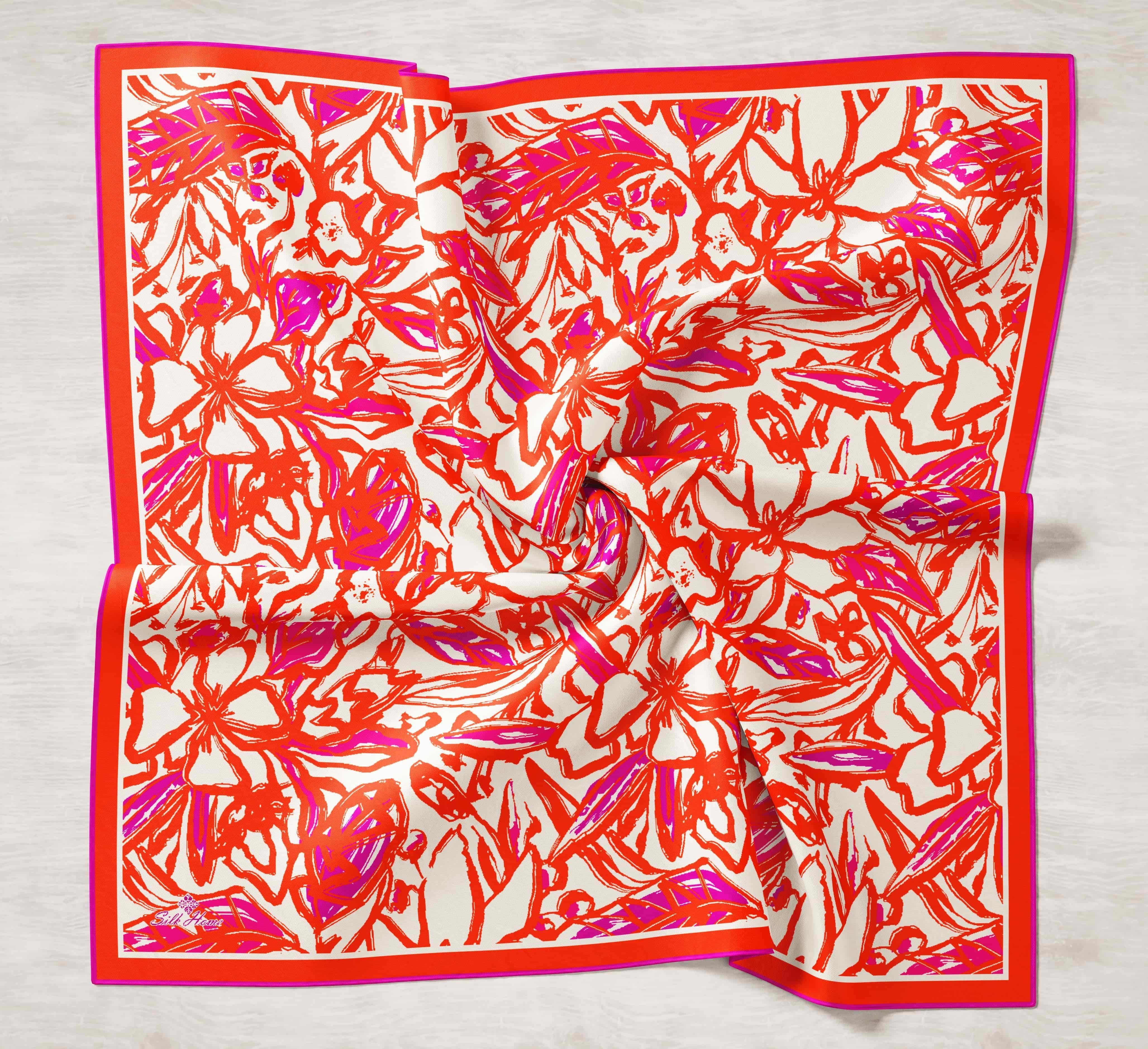 Silk Home Twill İpek Eşarp 11419-88