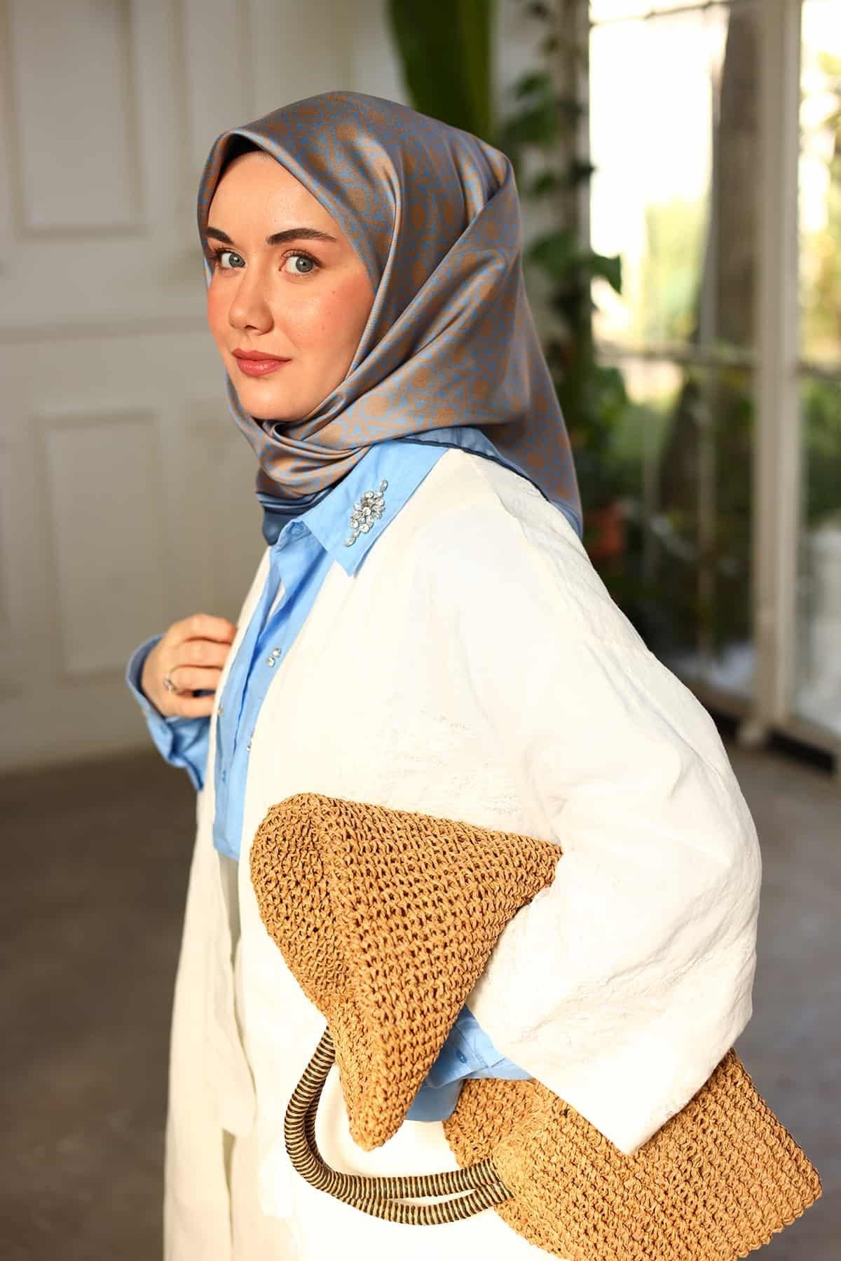 Silk Home Twill İpek Eşarp 11424-40